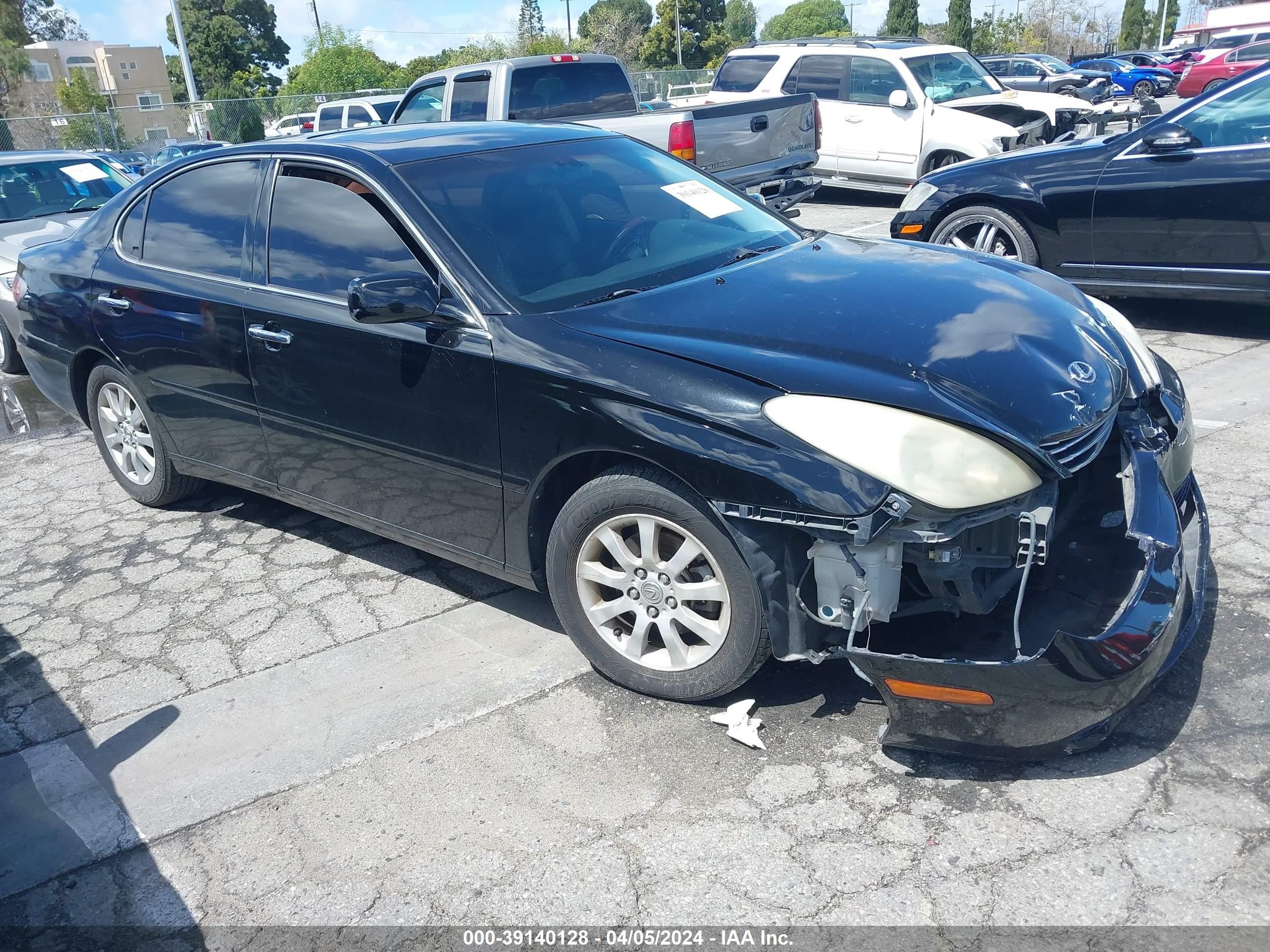 LEXUS ES 2003 jthbf30g830114319