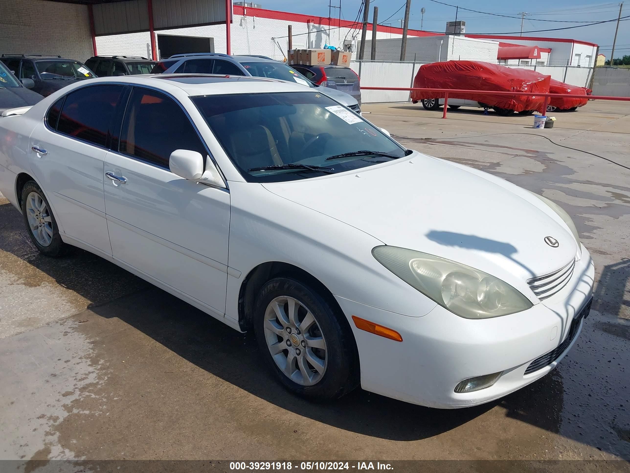 LEXUS ES 2003 jthbf30g830116295