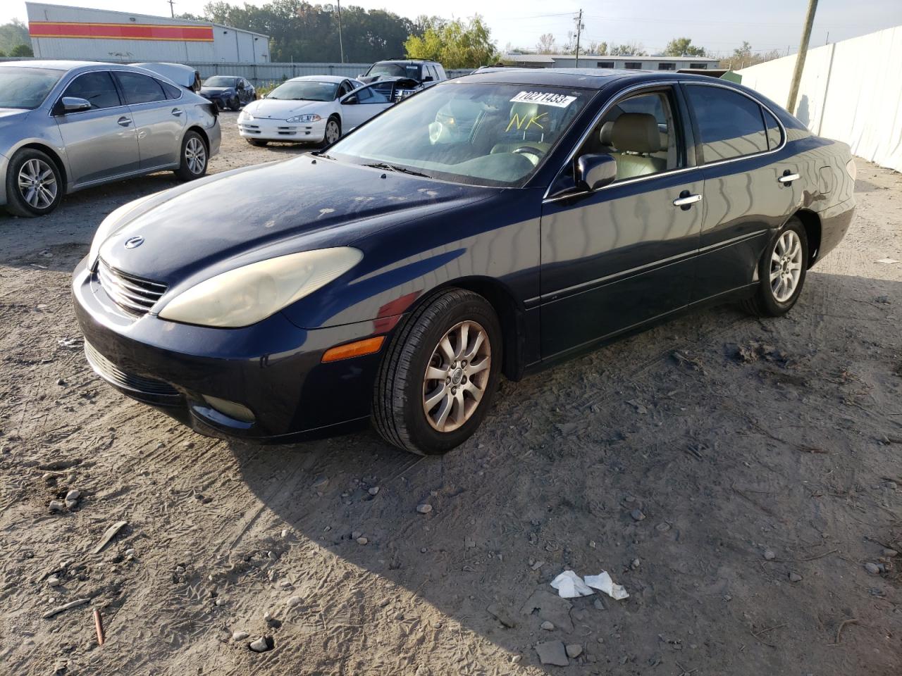 LEXUS ES 2003 jthbf30g835041763