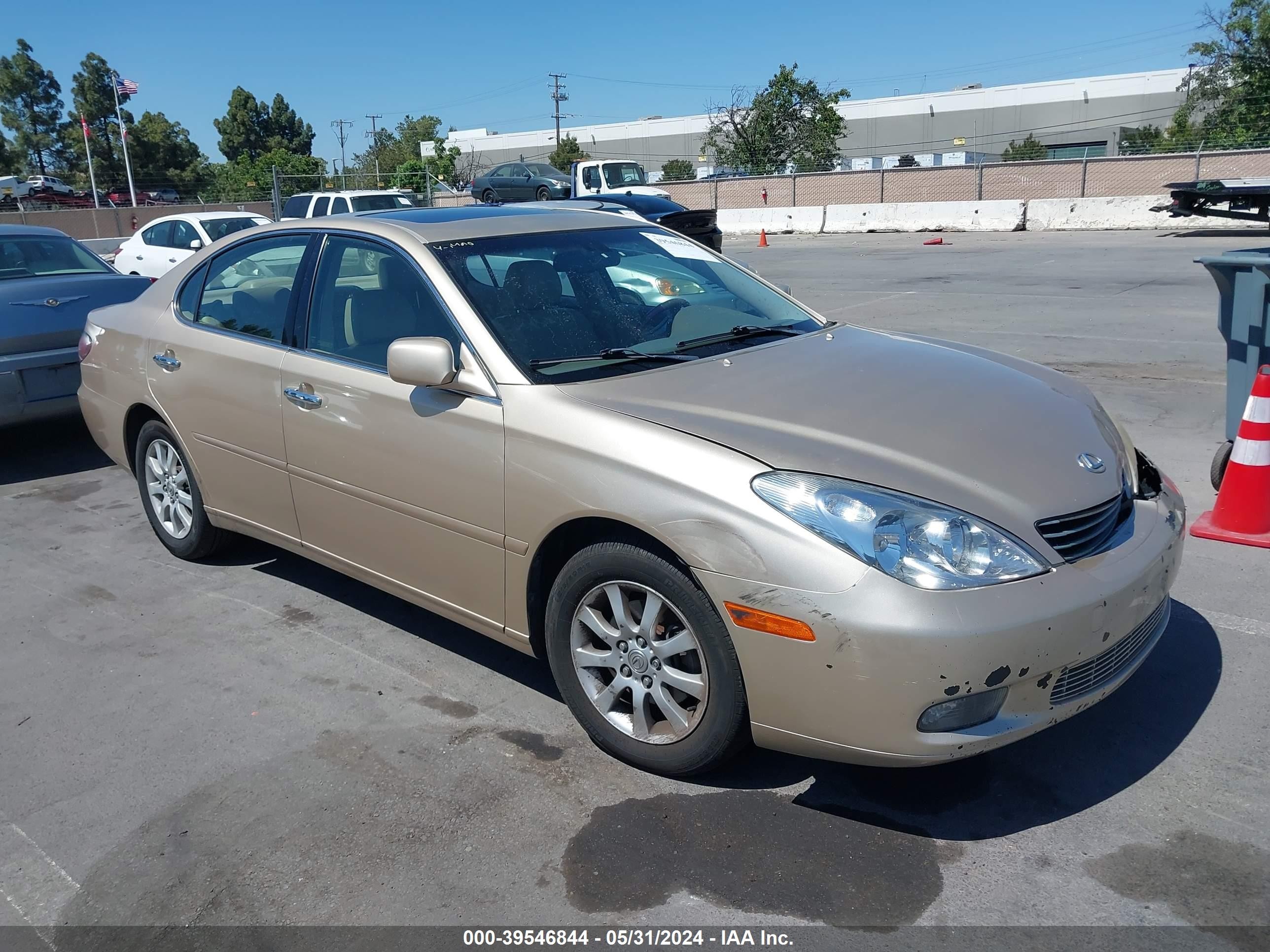 LEXUS ES 2002 jthbf30g920065159