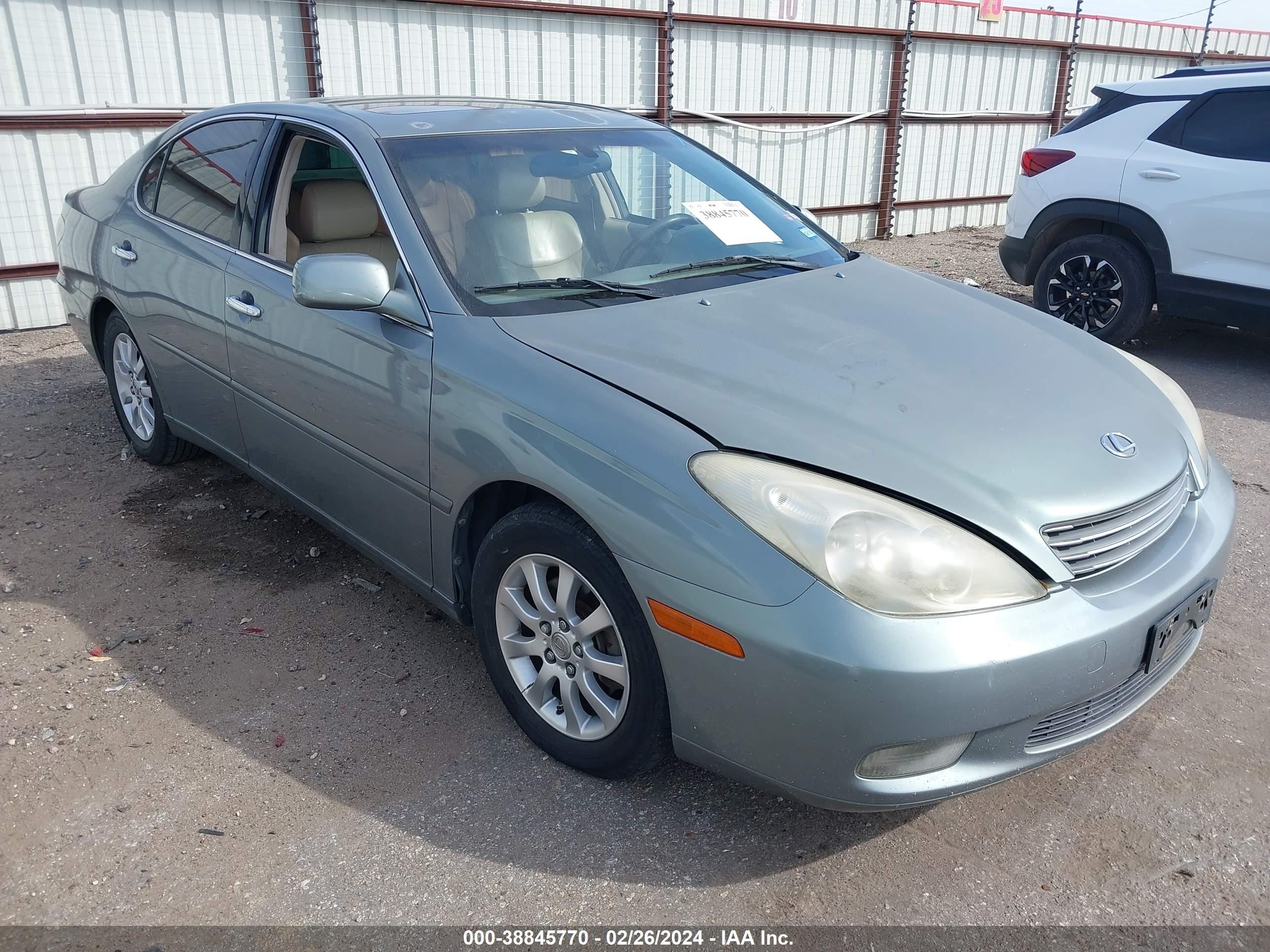 LEXUS ES 2003 jthbf30g930109890