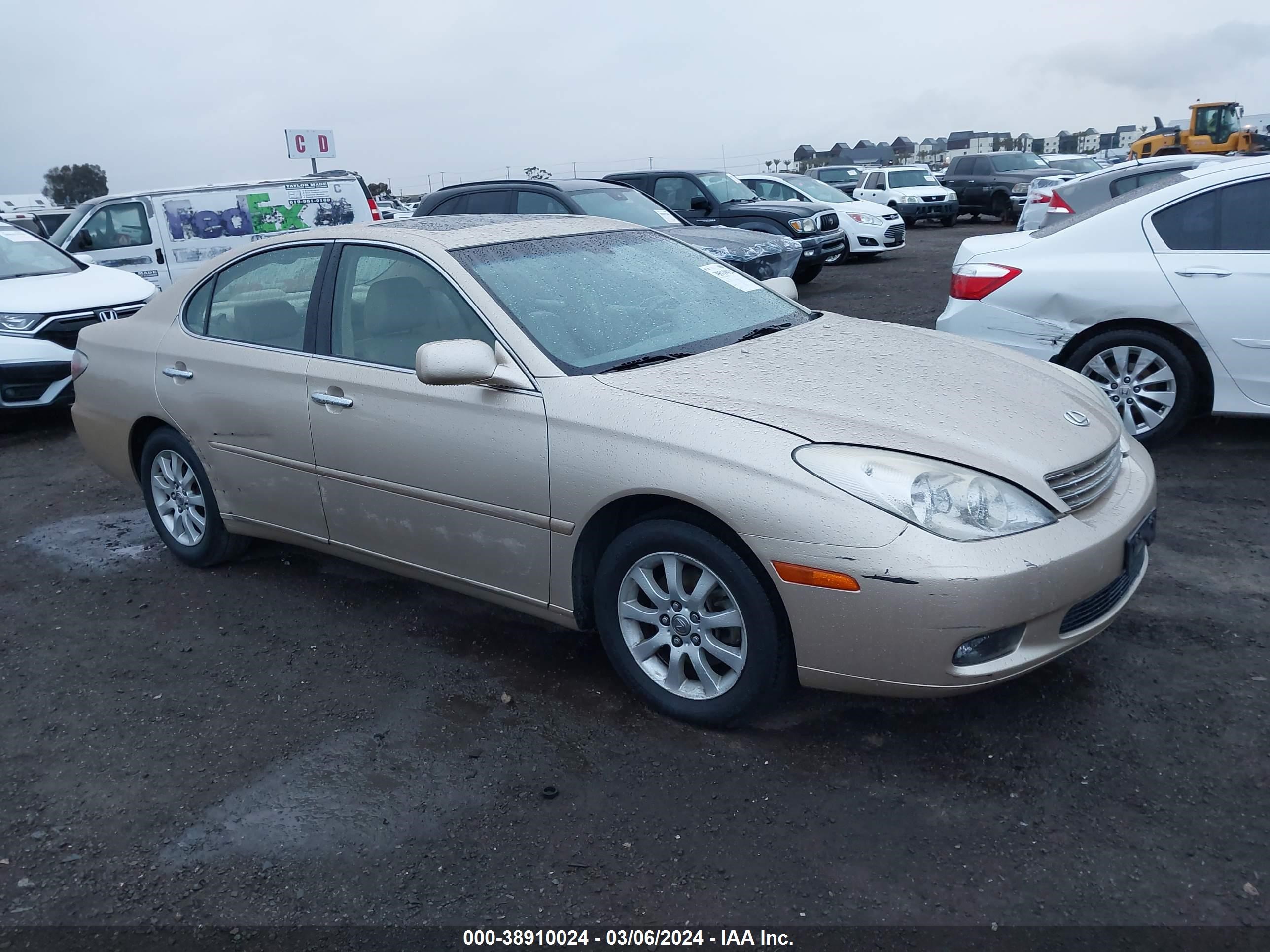 LEXUS ES 2003 jthbf30g930119609