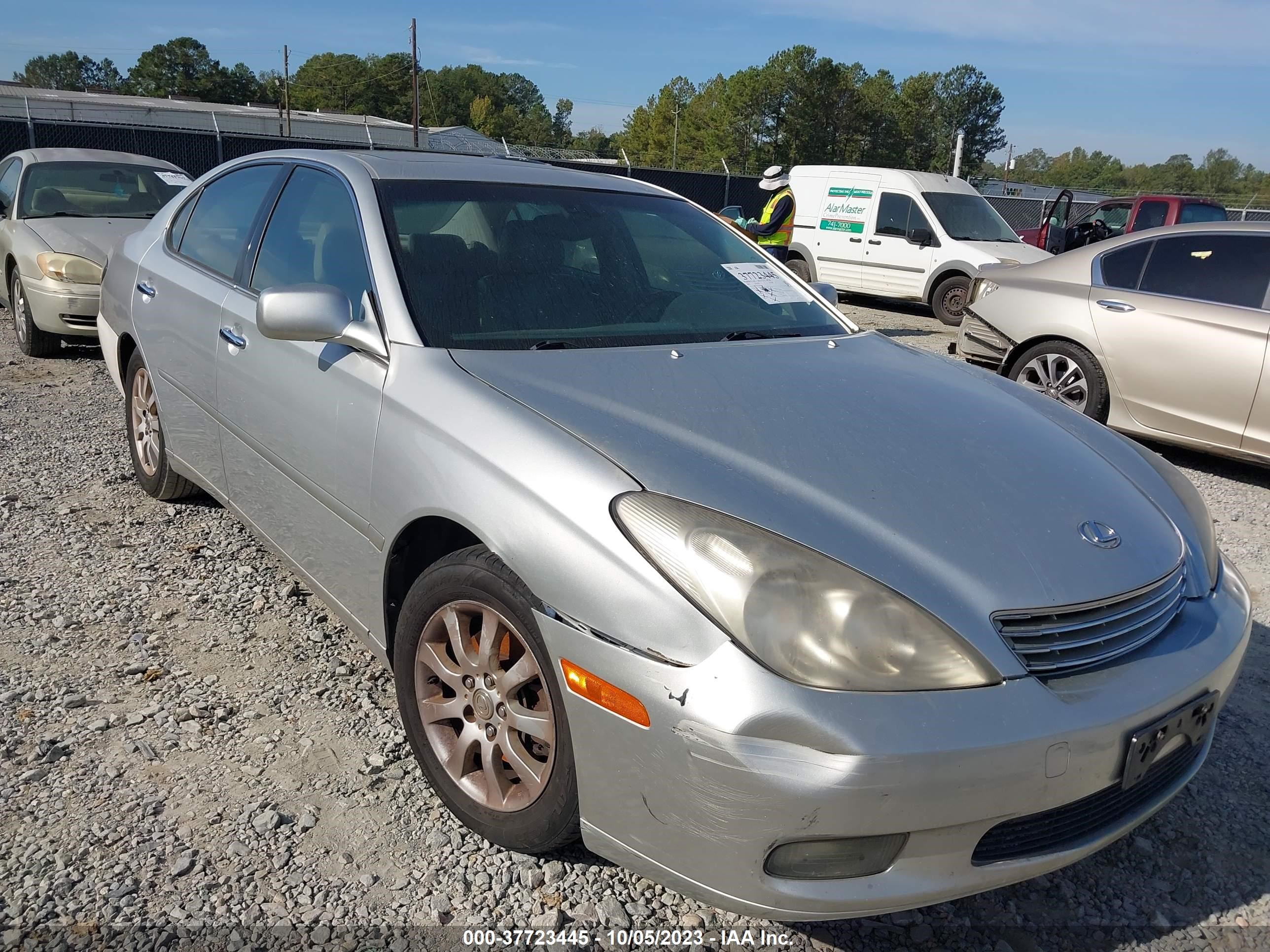 LEXUS ES 2003 jthbf30g935038614