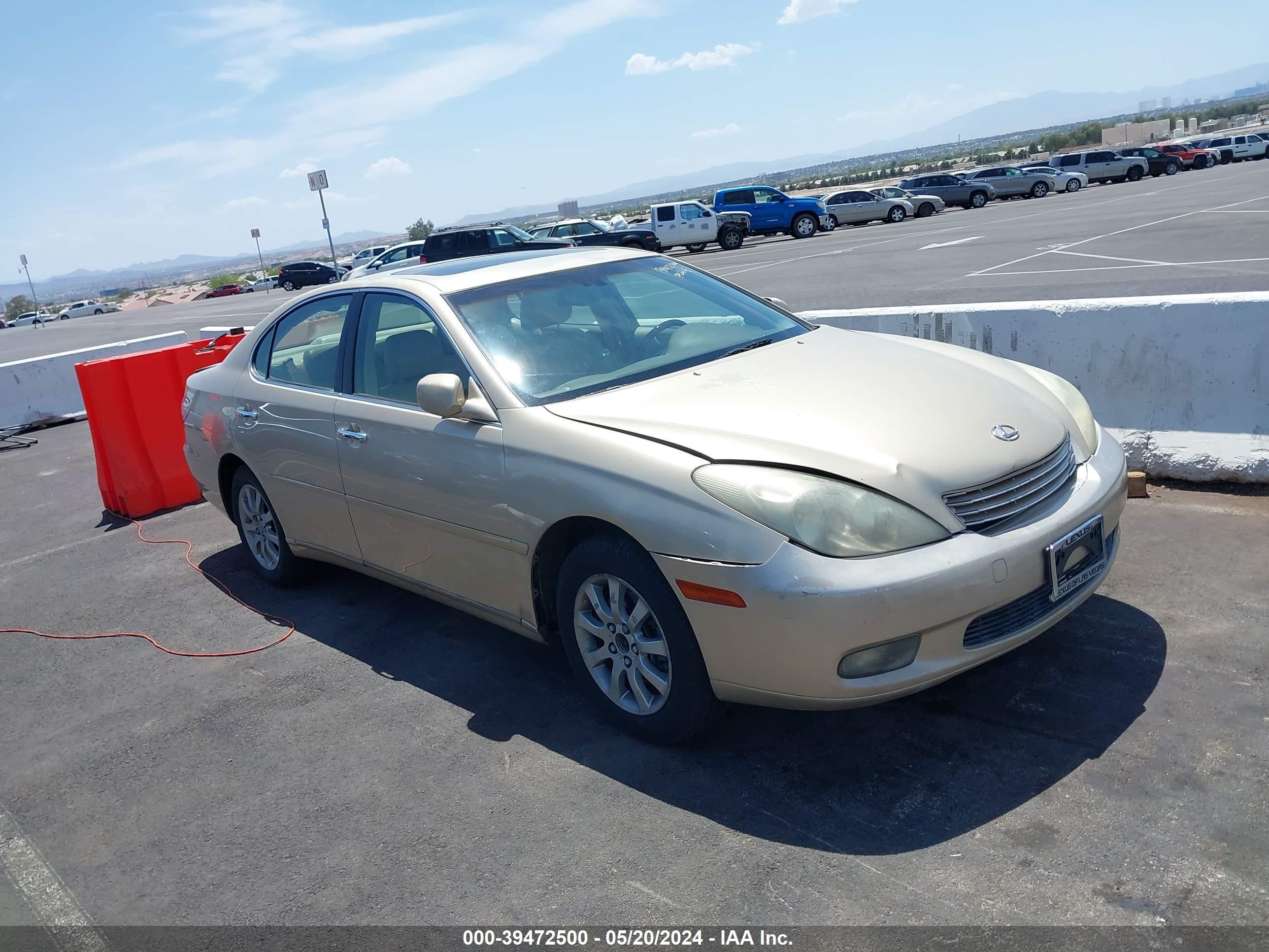 LEXUS ES 2003 jthbf30g936010242