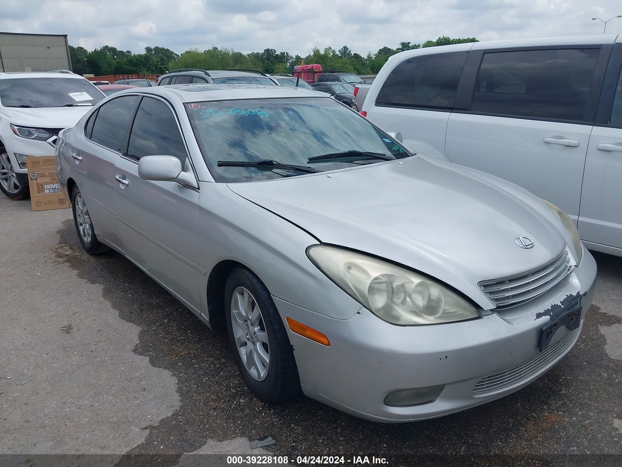 LEXUS ES 2003 jthbf30gx30104164