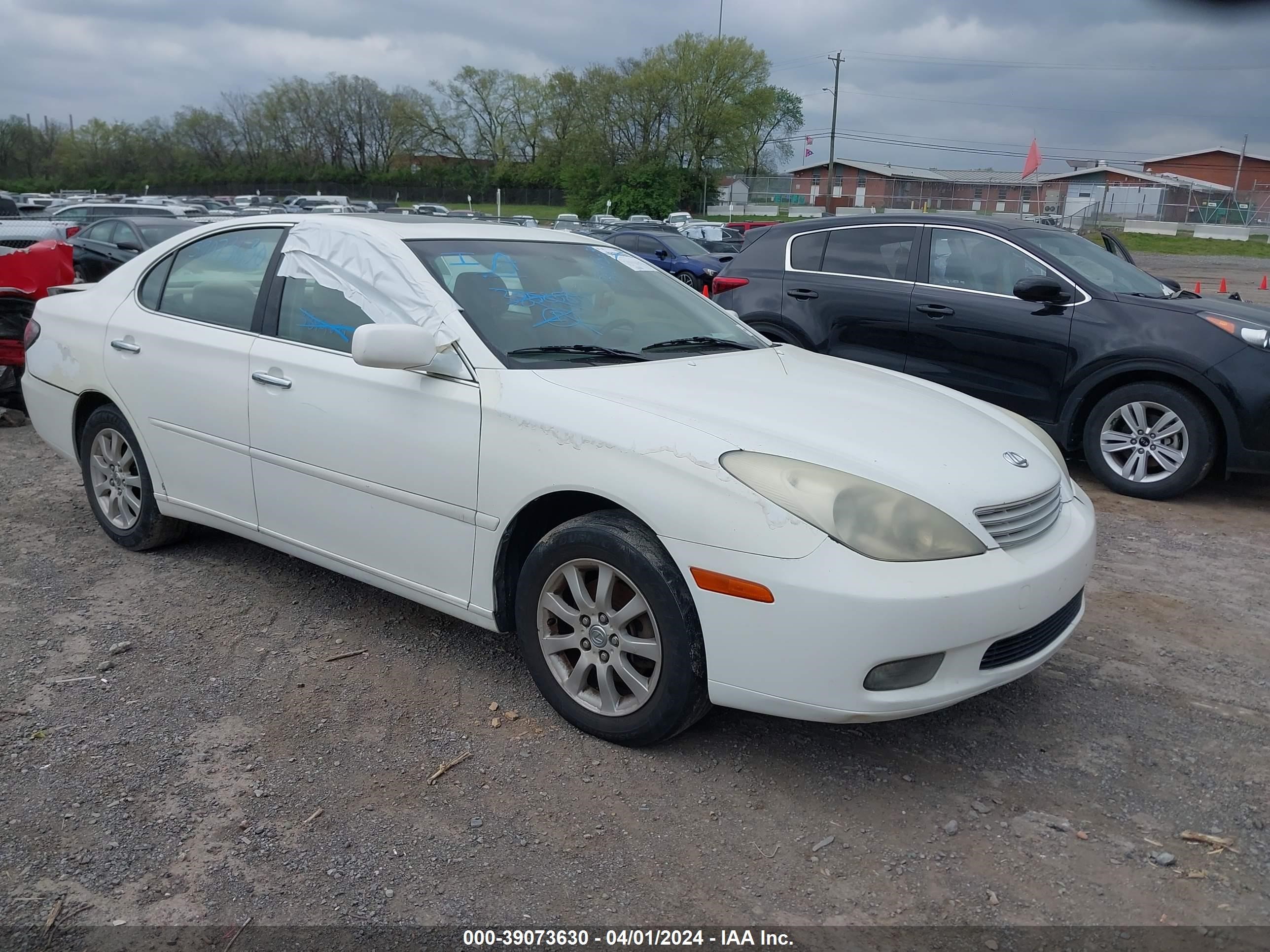 LEXUS ES 2003 jthbf30gx30119876