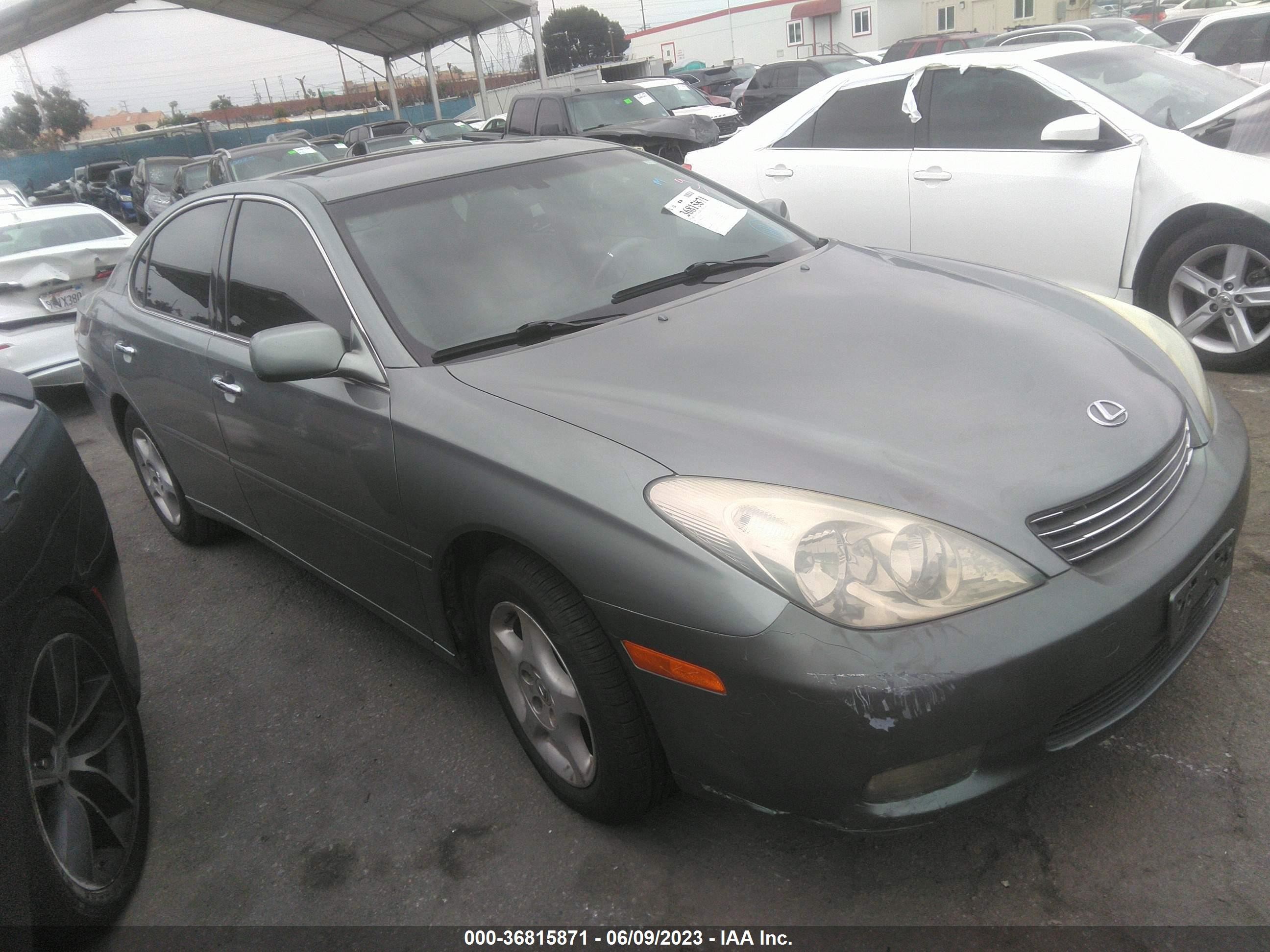 LEXUS ES 2003 jthbf30gx30133101