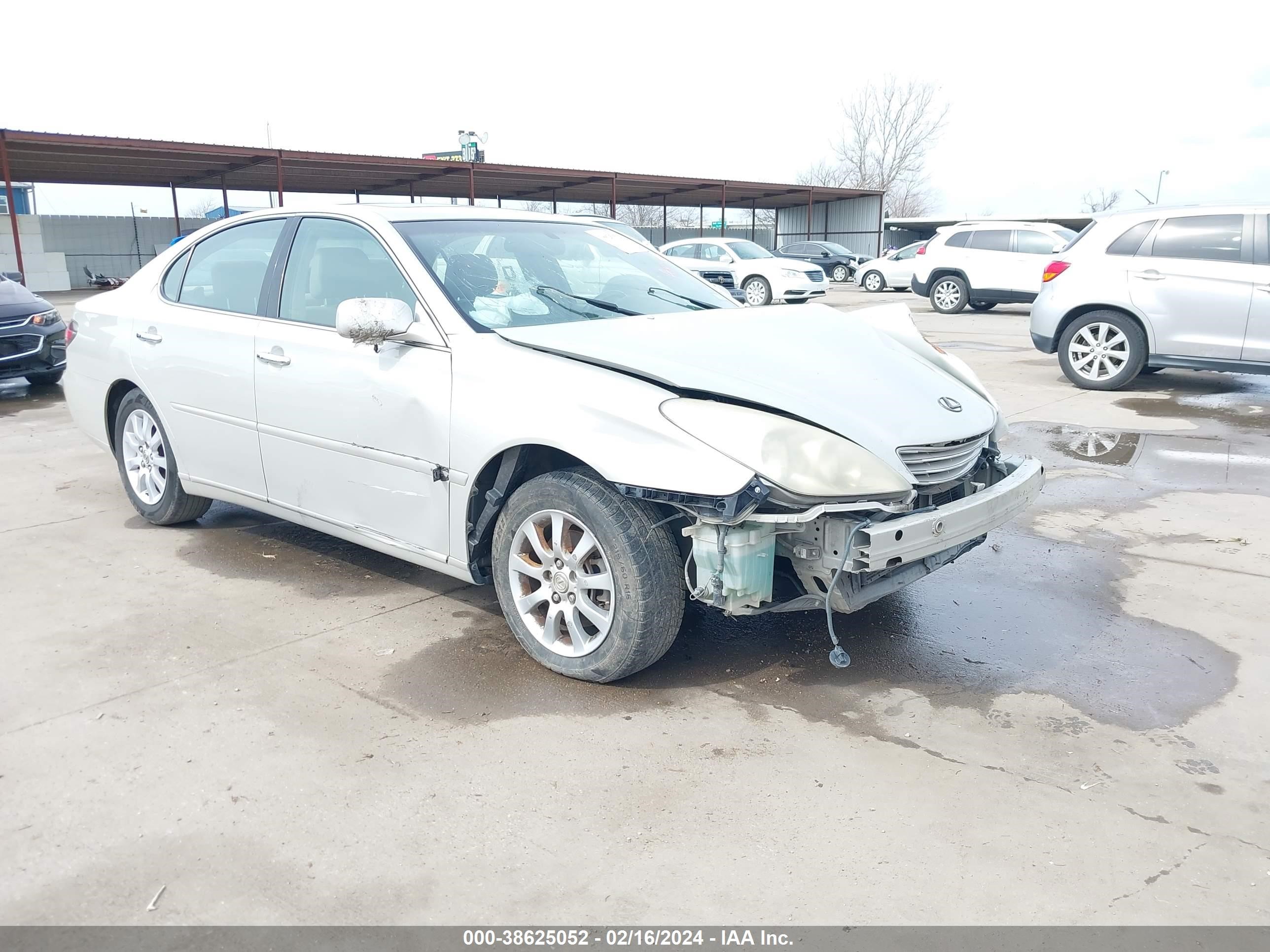 LEXUS ES 2003 jthbf30gx35041389