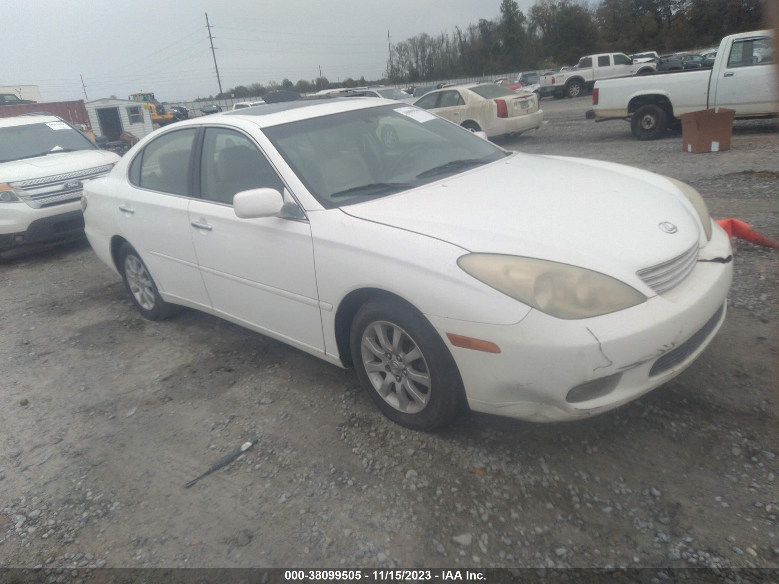 LEXUS ES 2003 jthbf30gx36003851