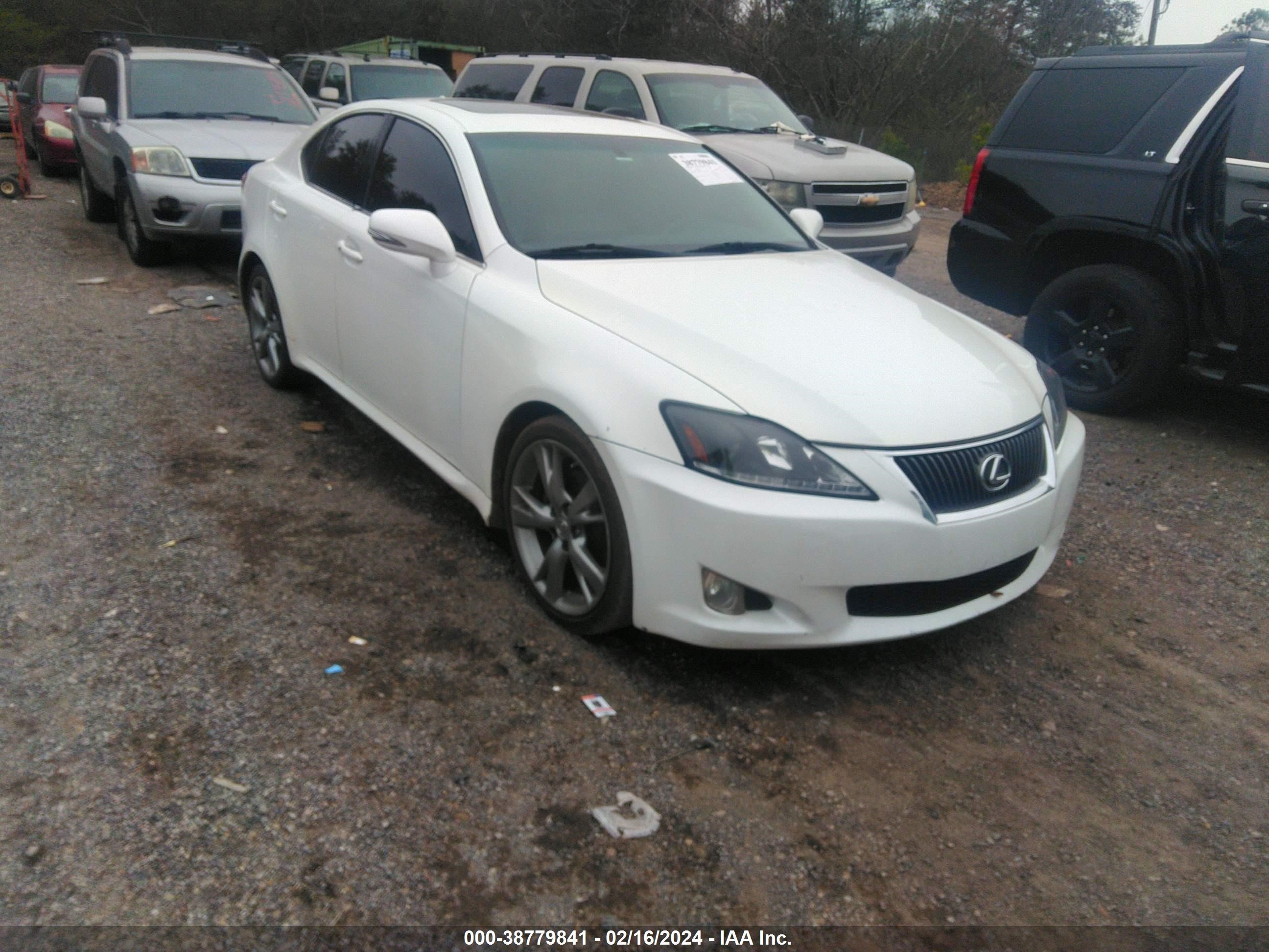 LEXUS IS 2010 jthbf5c20a2096007