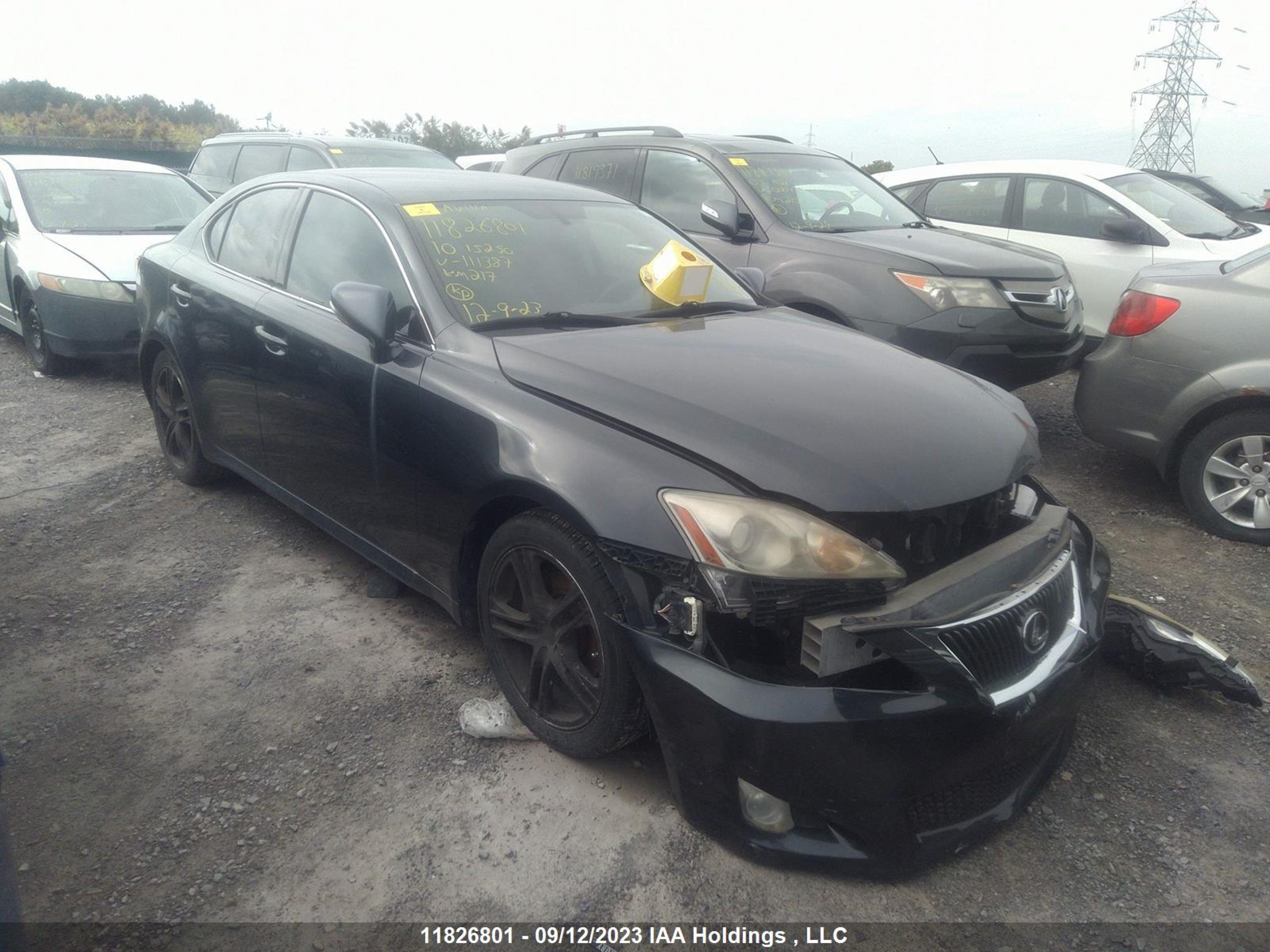 LEXUS IS 2010 jthbf5c25a5111387