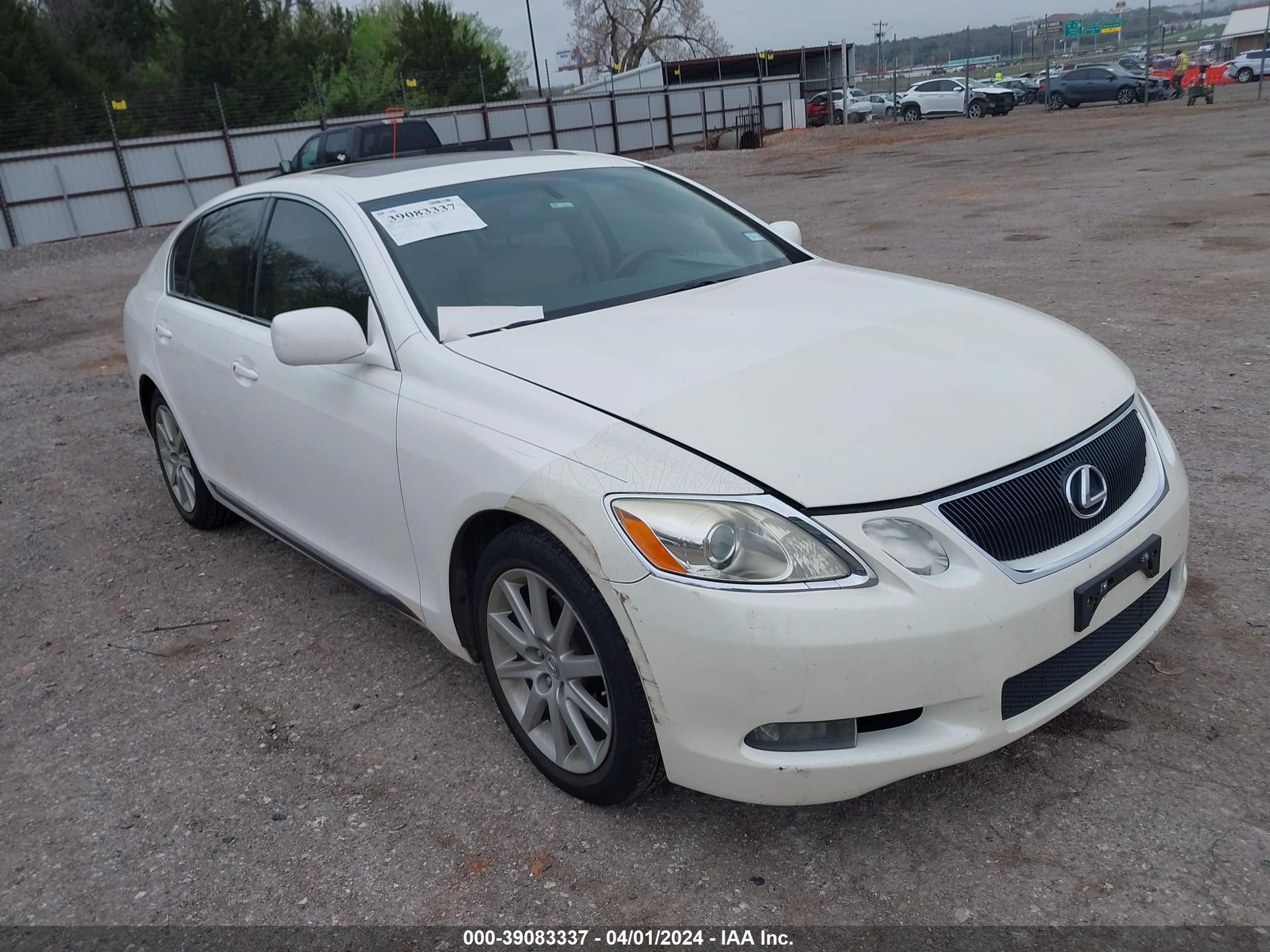 LEXUS GS 300 2006 jthbh96s665026319