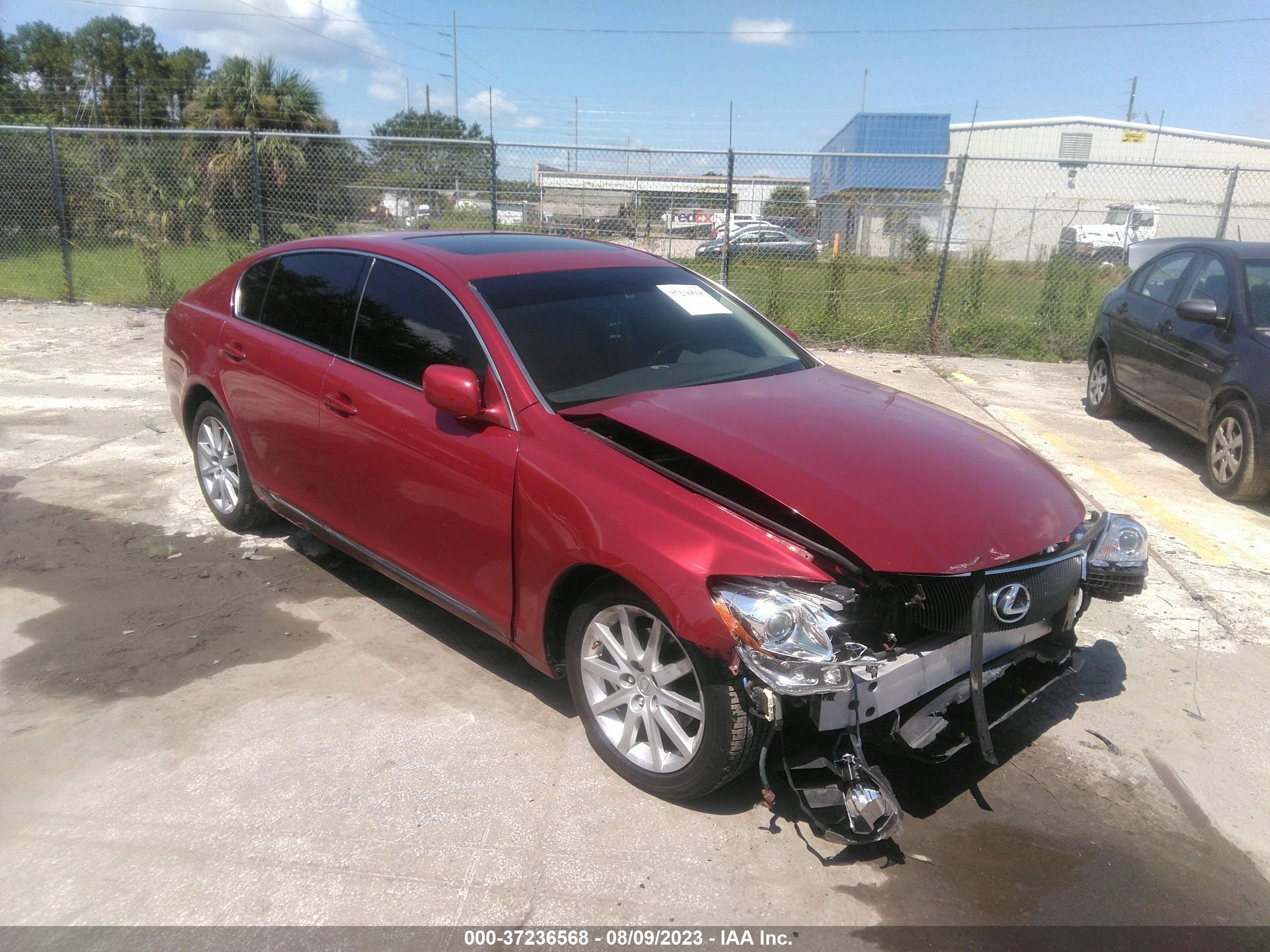 LEXUS GS 300 2006 jthbh96s765025938