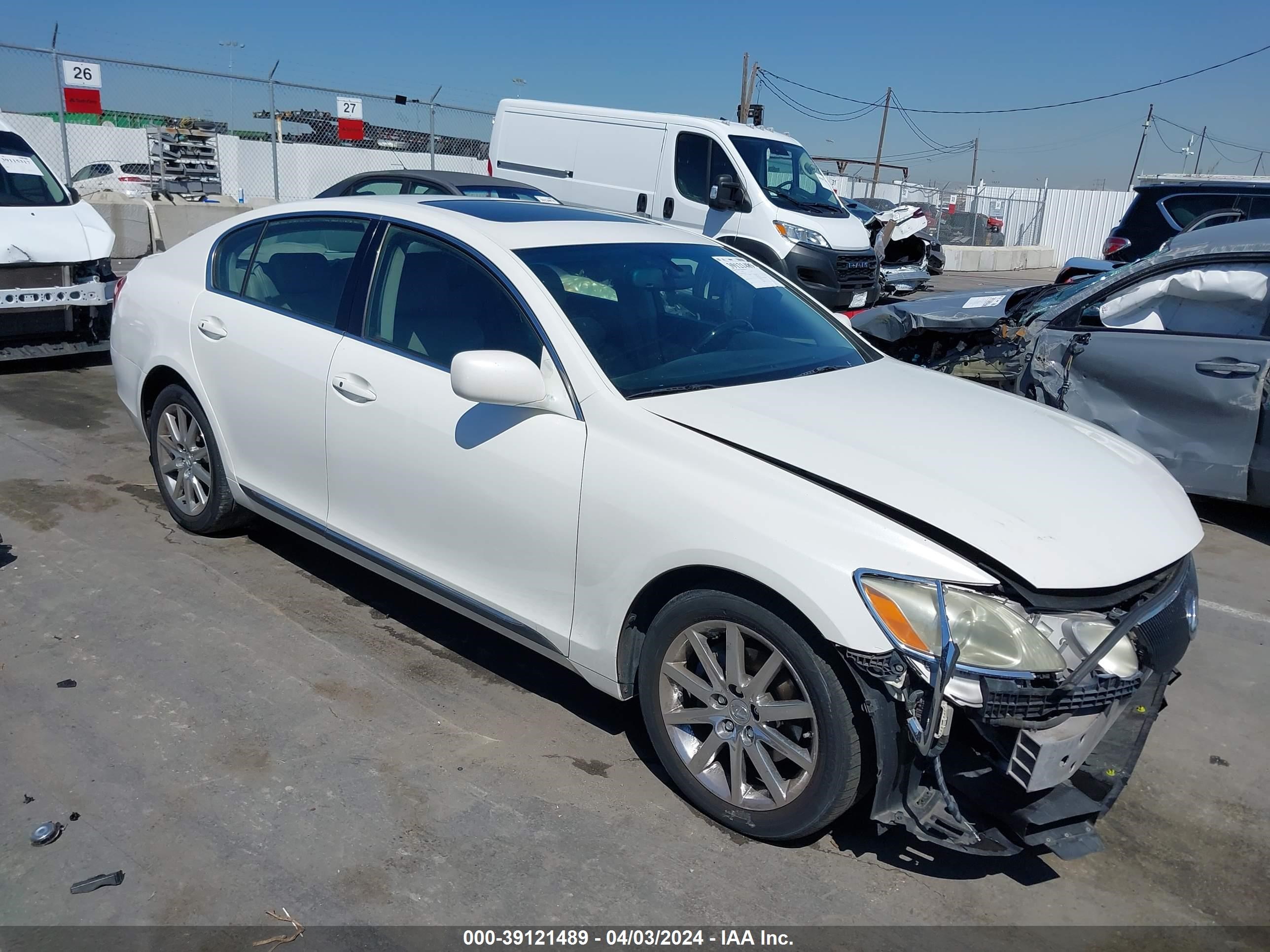 LEXUS GS 300 2006 jthbh96s865010557