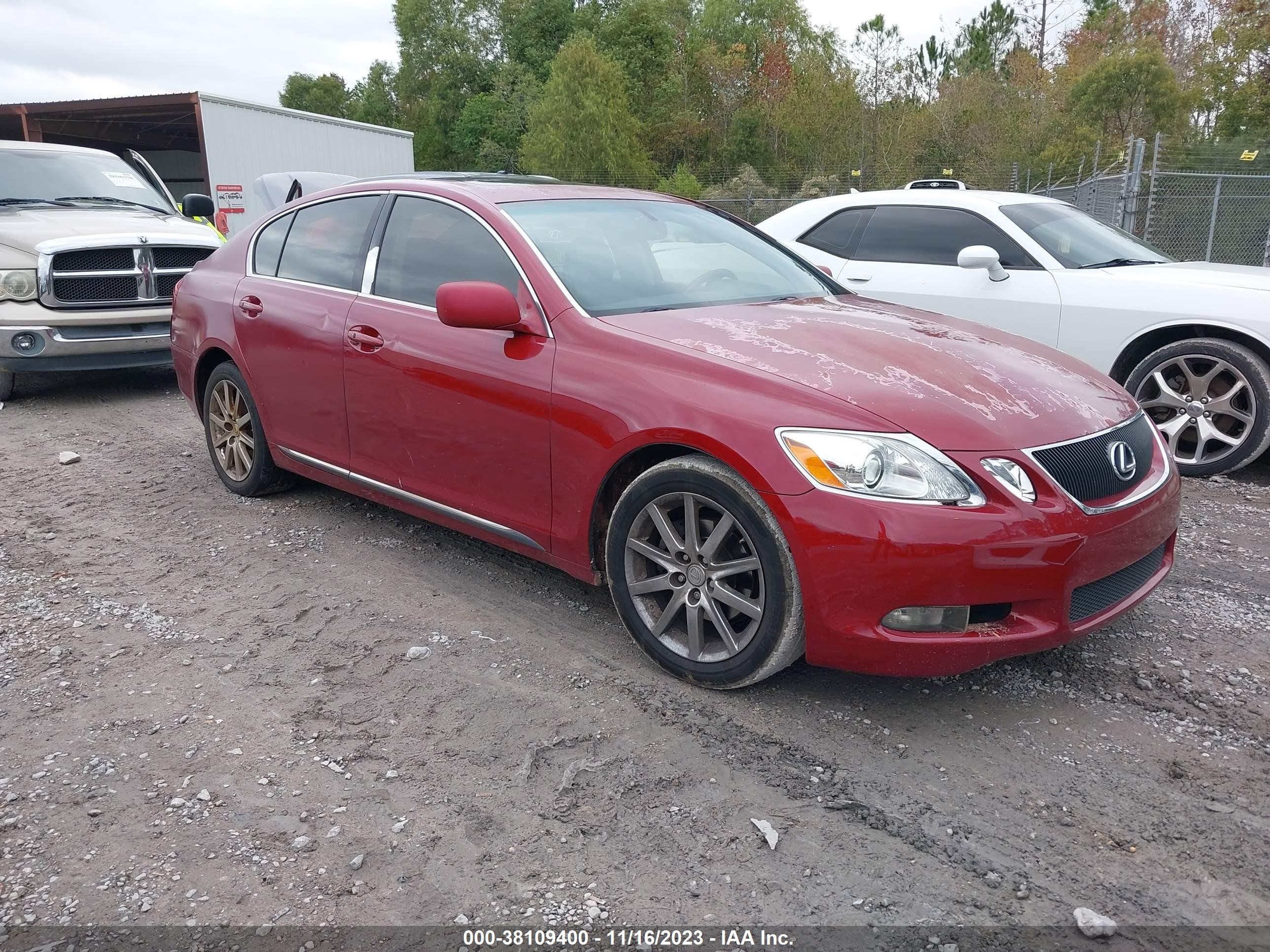 LEXUS GS 300 2006 jthbh96sx65007322