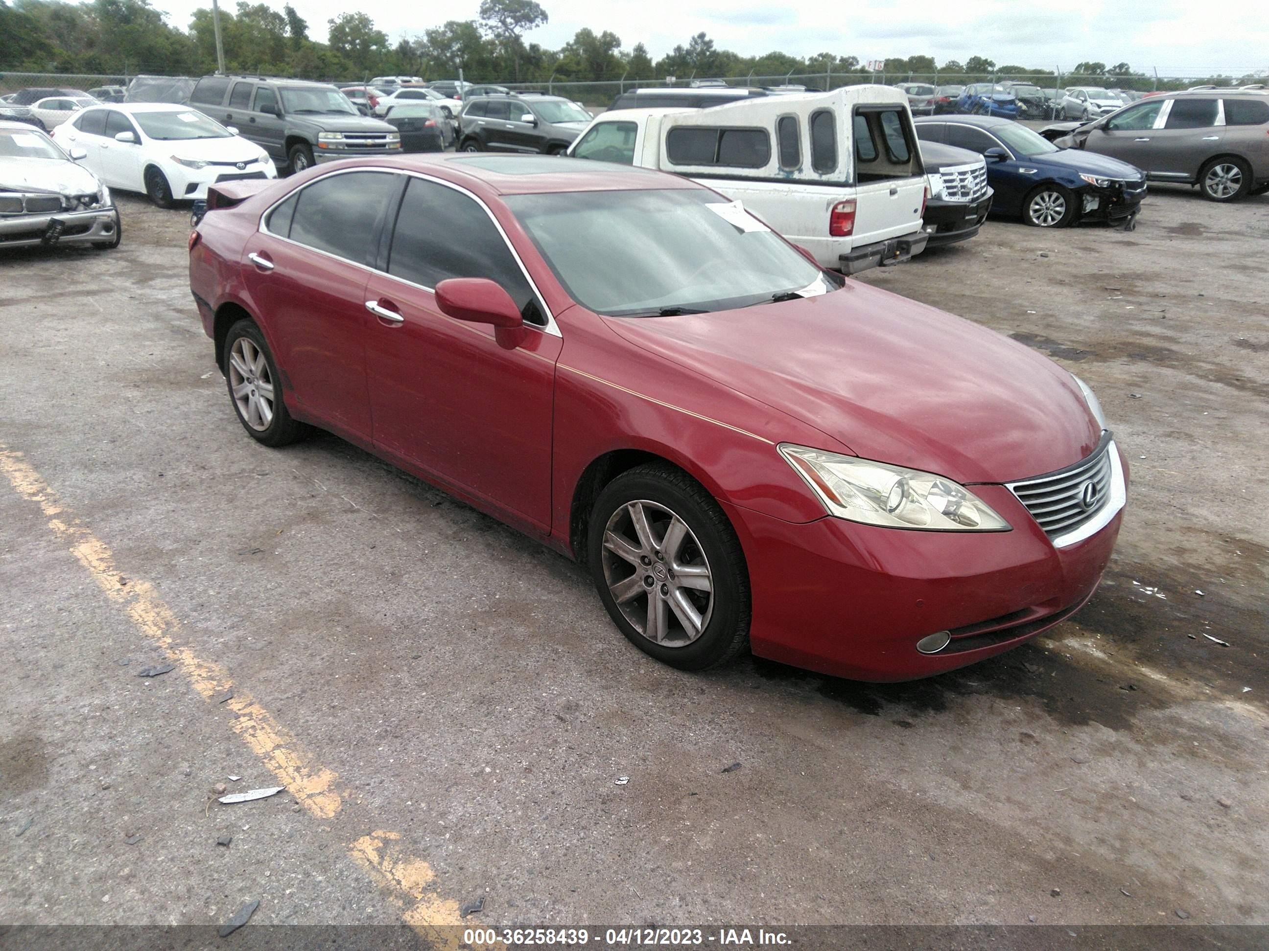 LEXUS ES 2009 jthbj46g092300297