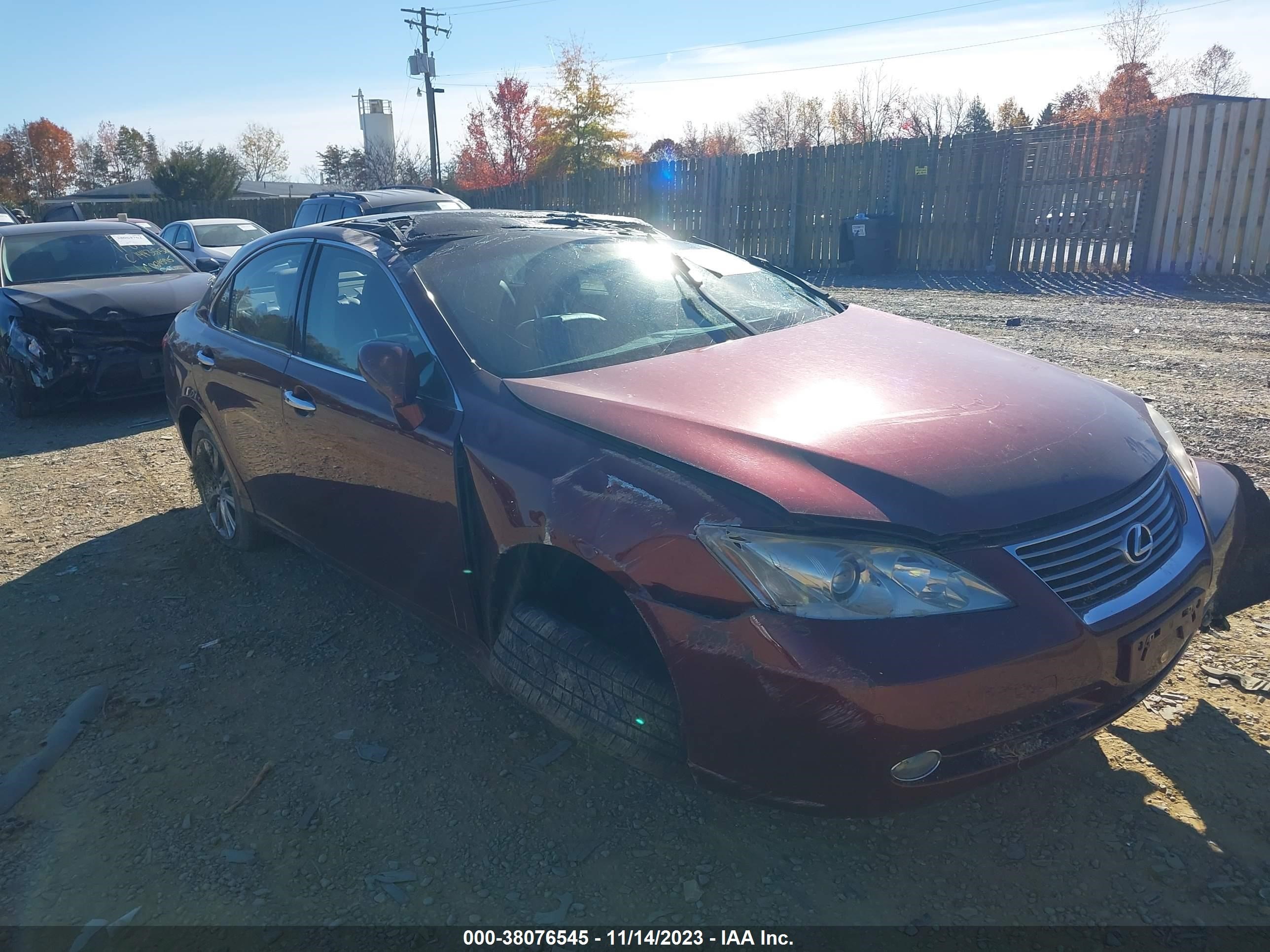 LEXUS ES 2008 jthbj46g182246233