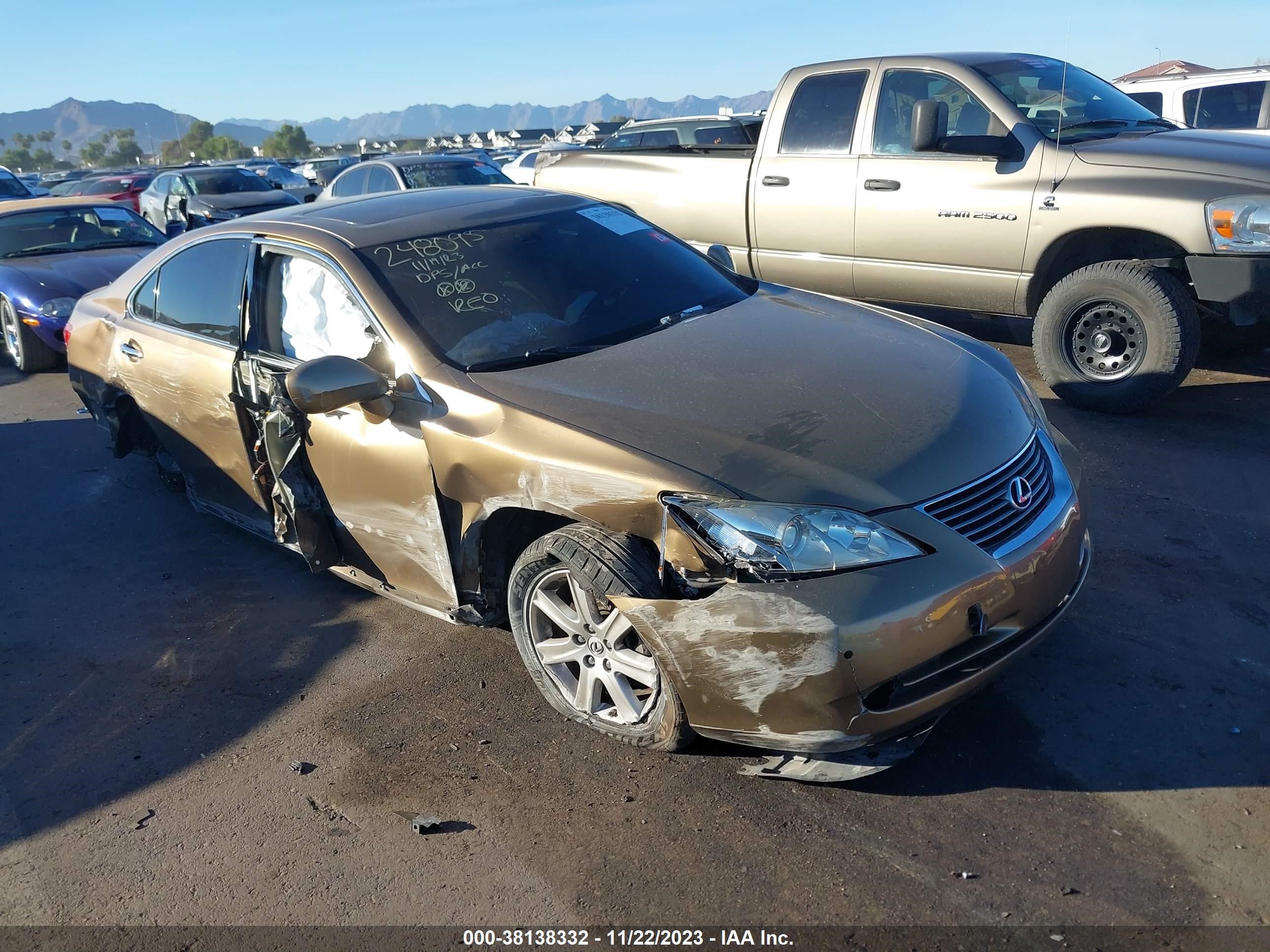 LEXUS ES 2007 jthbj46g372036991