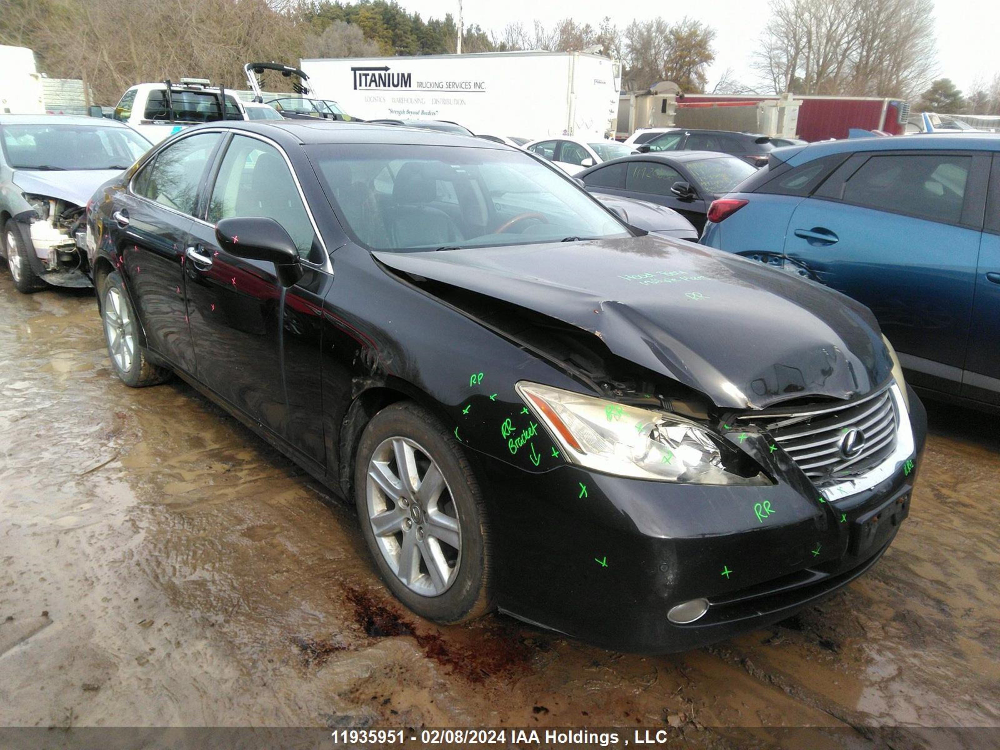 LEXUS ES 2008 jthbj46g382187234