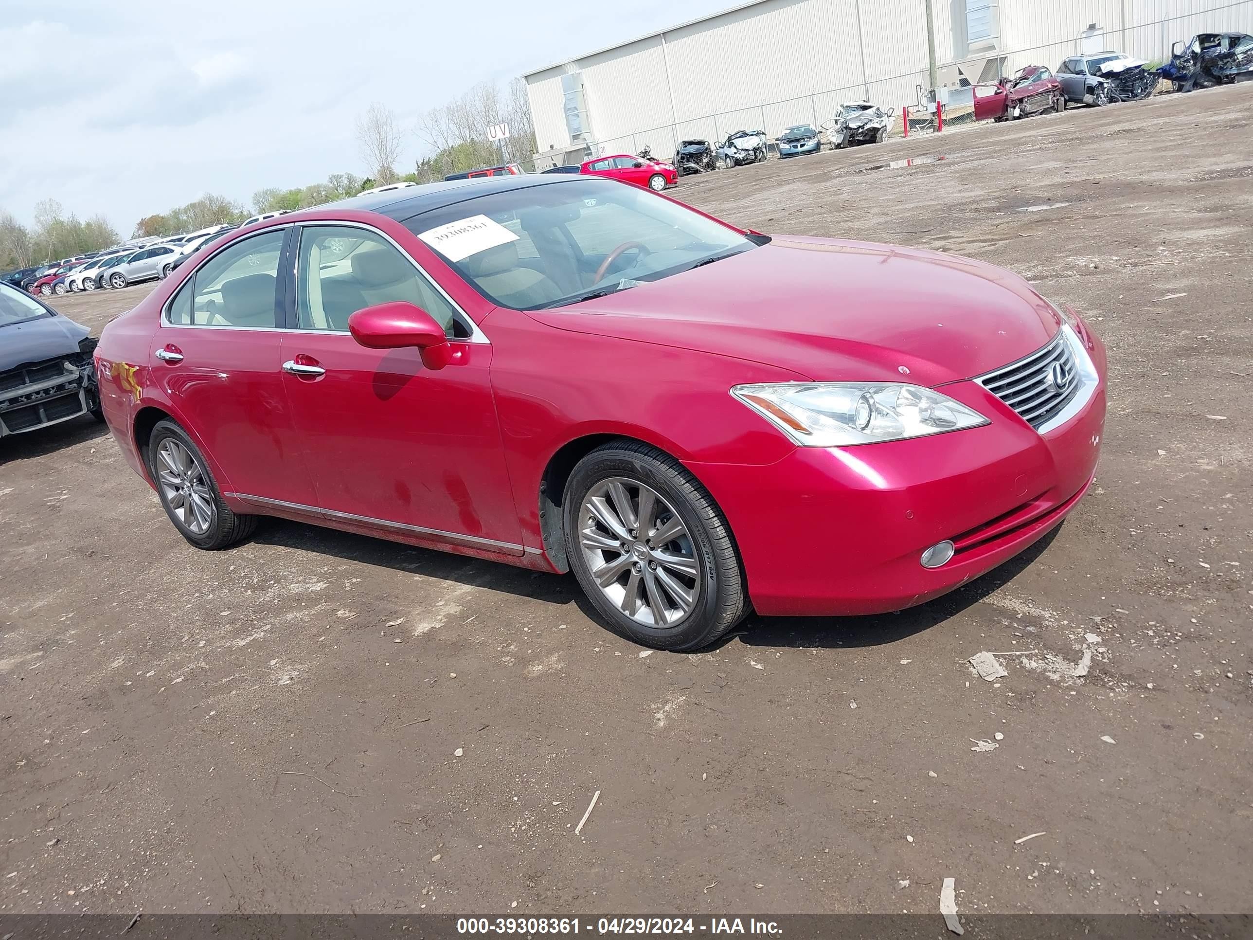 LEXUS ES 2009 jthbj46g392317479