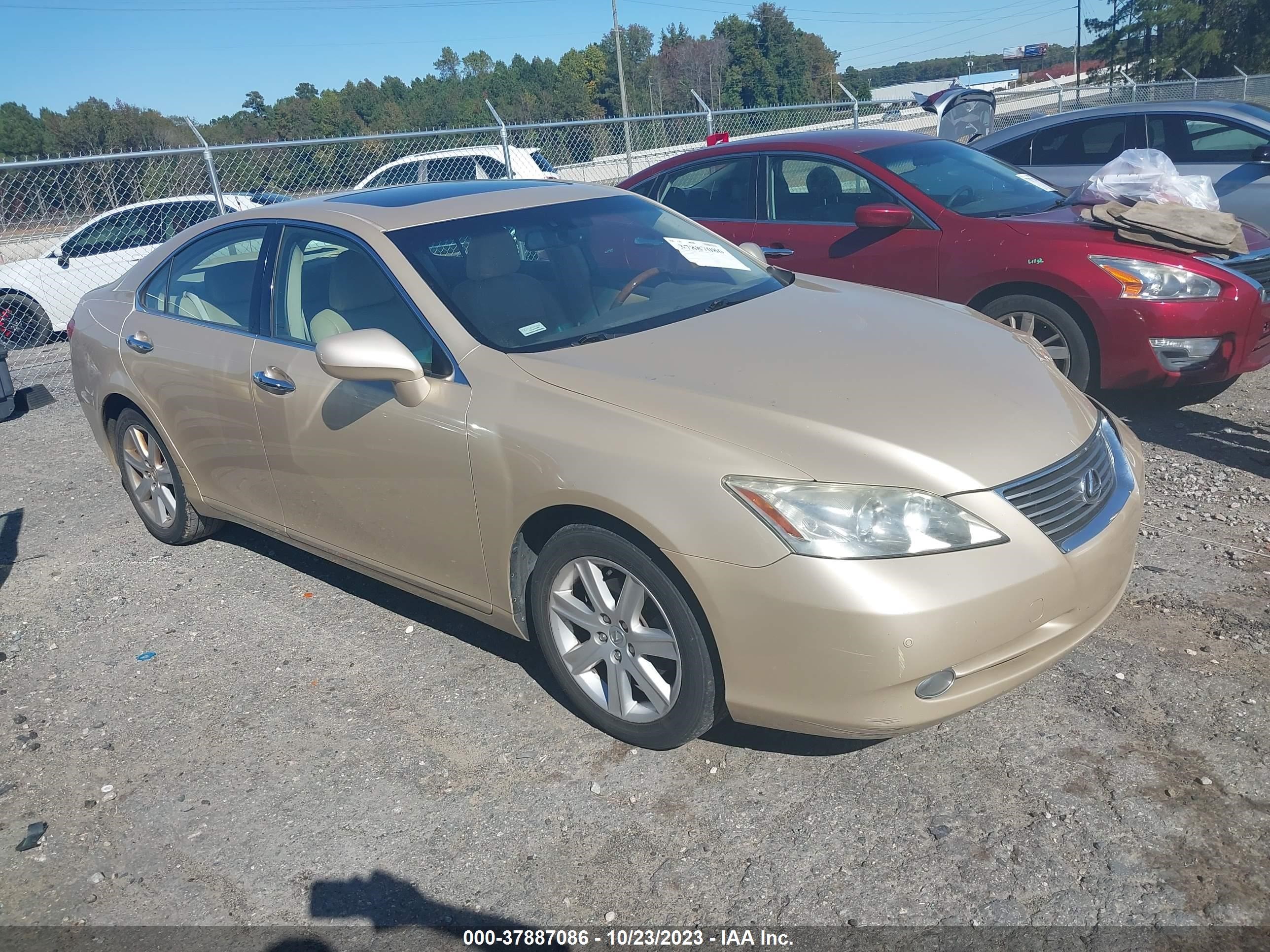 LEXUS ES 2008 jthbj46g482198338