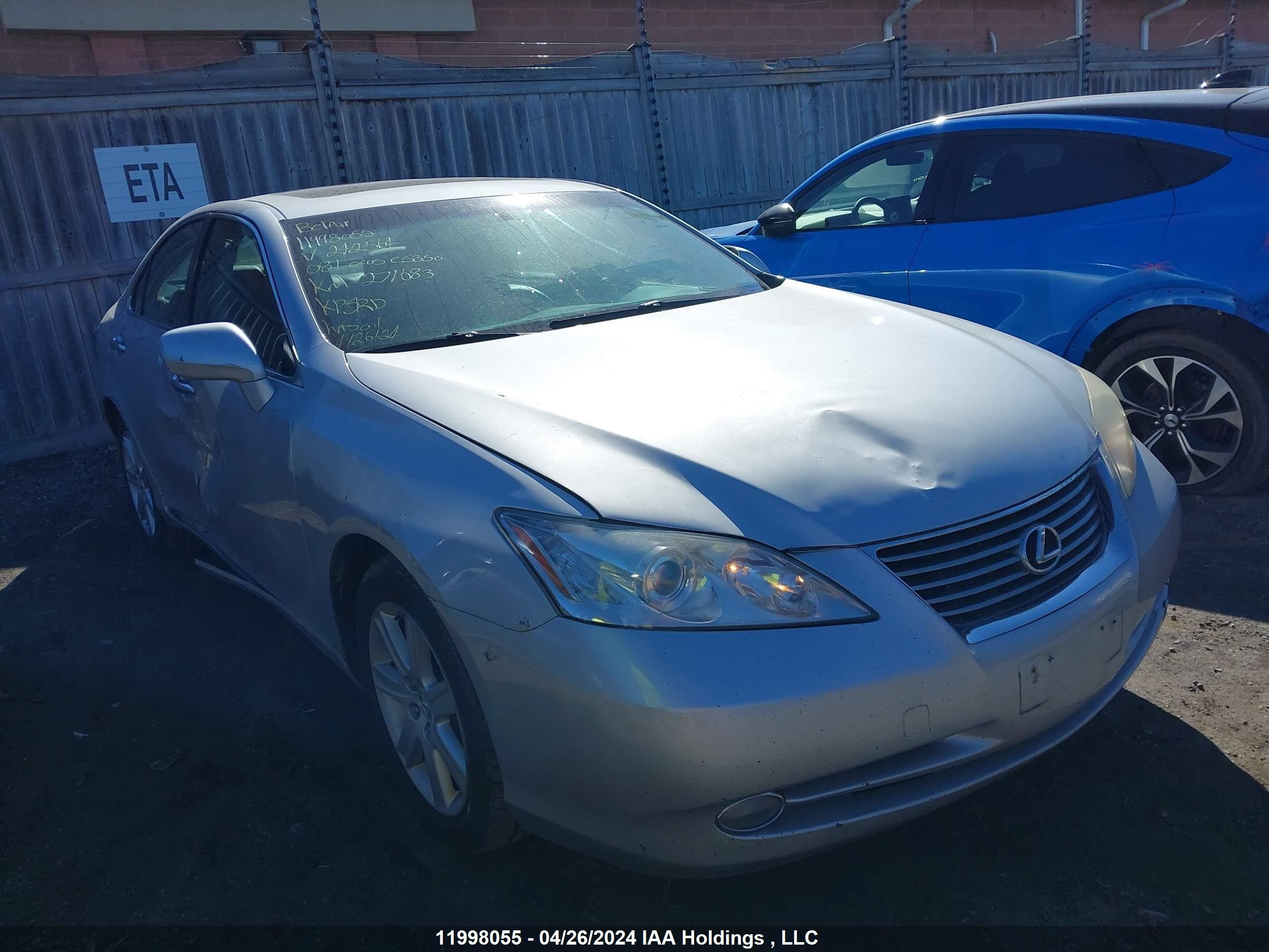 LEXUS ES 2008 jthbj46g482242564