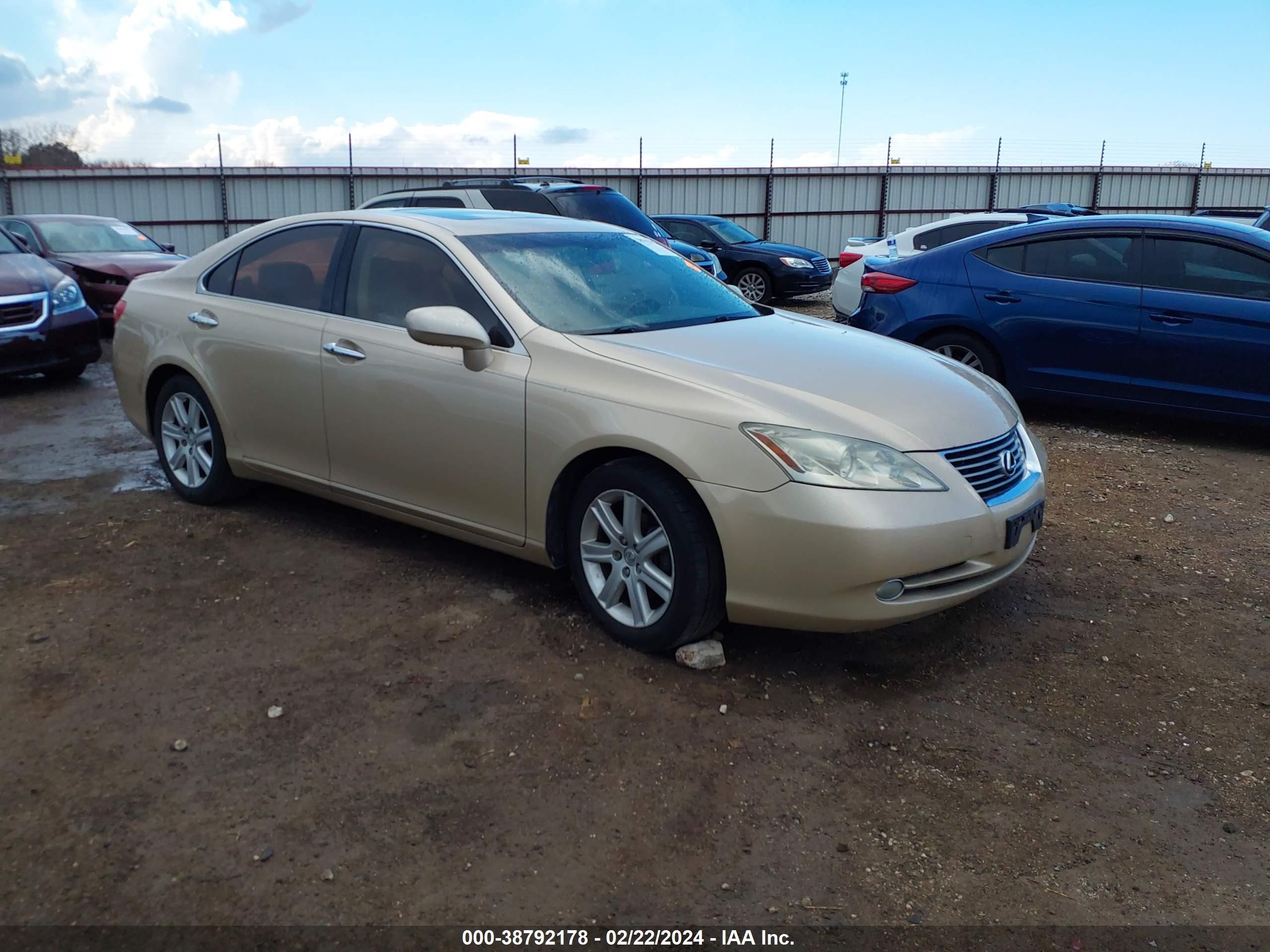 LEXUS ES 2009 jthbj46g492325932