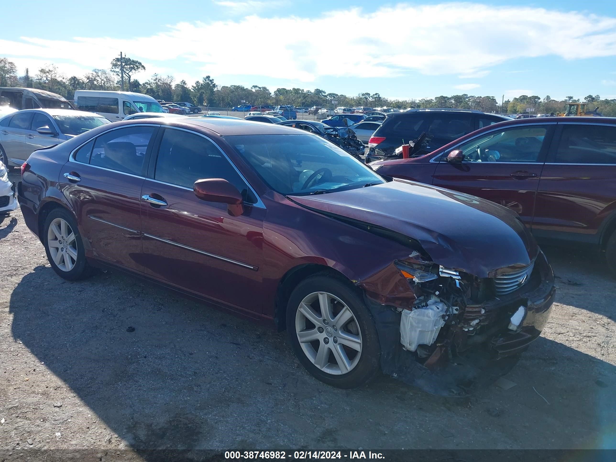 LEXUS ES 2008 jthbj46g582157071