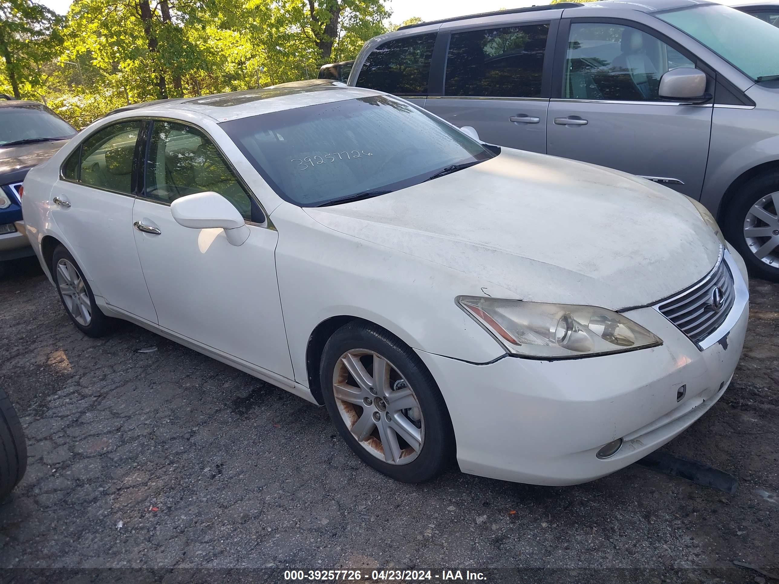 LEXUS ES 2008 jthbj46g582271006