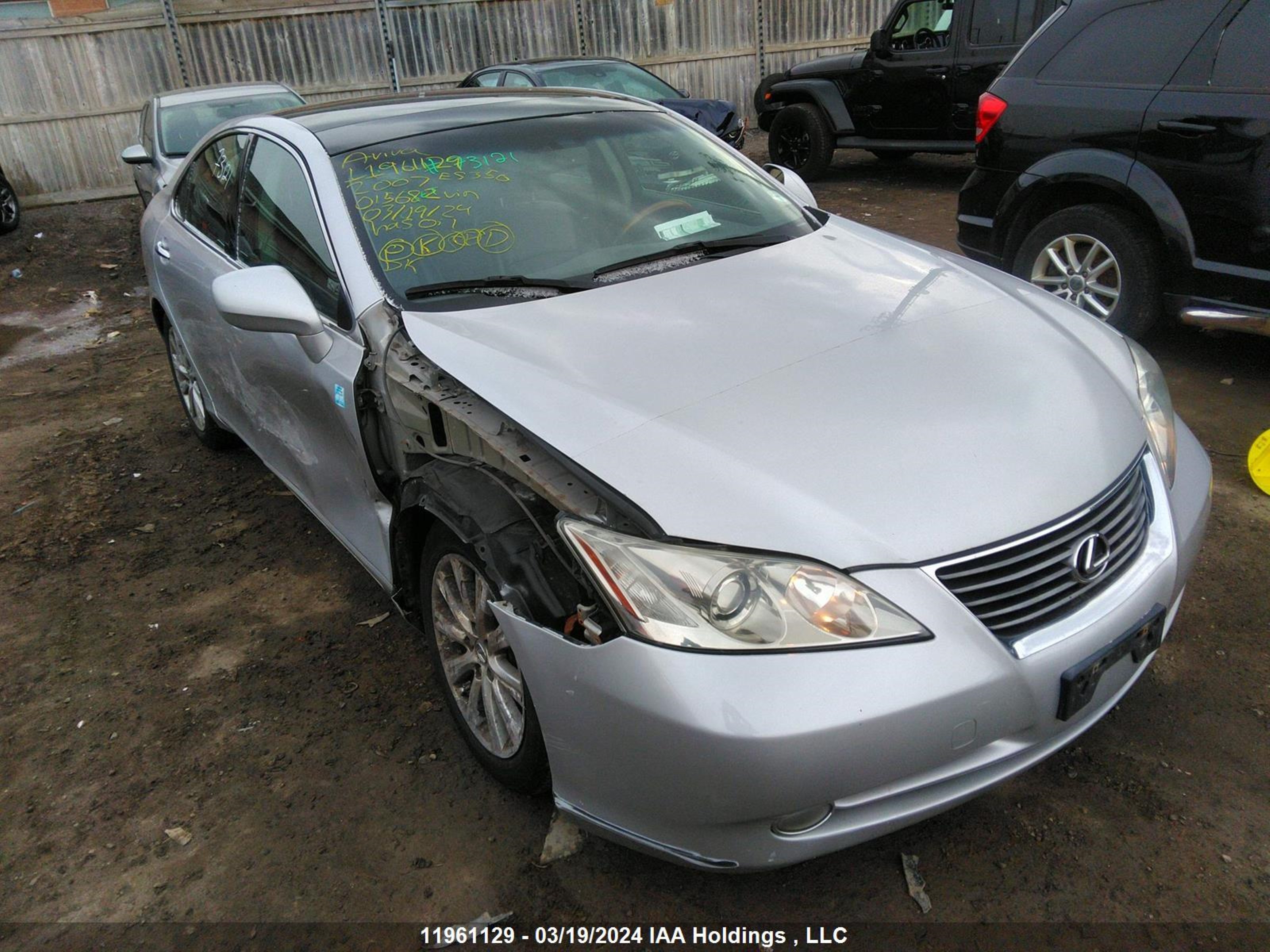 LEXUS ES 2007 jthbj46g672015682