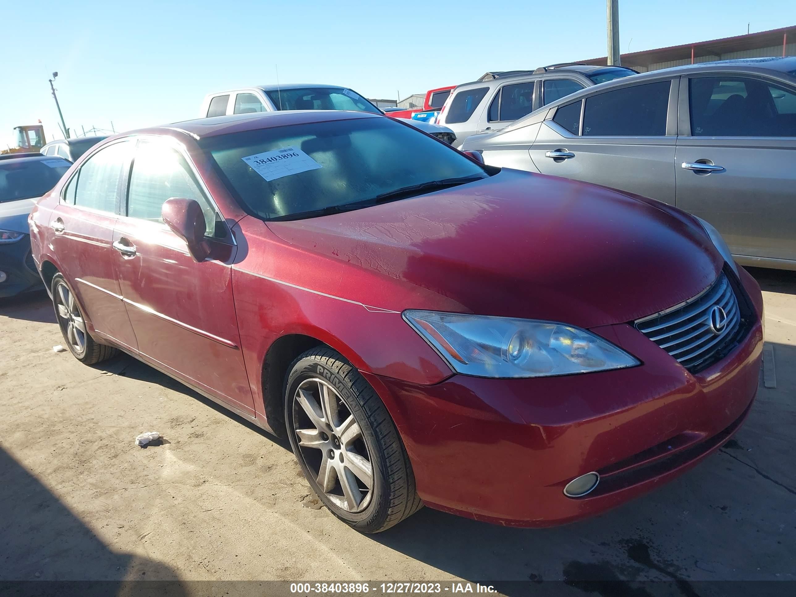 LEXUS ES 2009 jthbj46g692287023