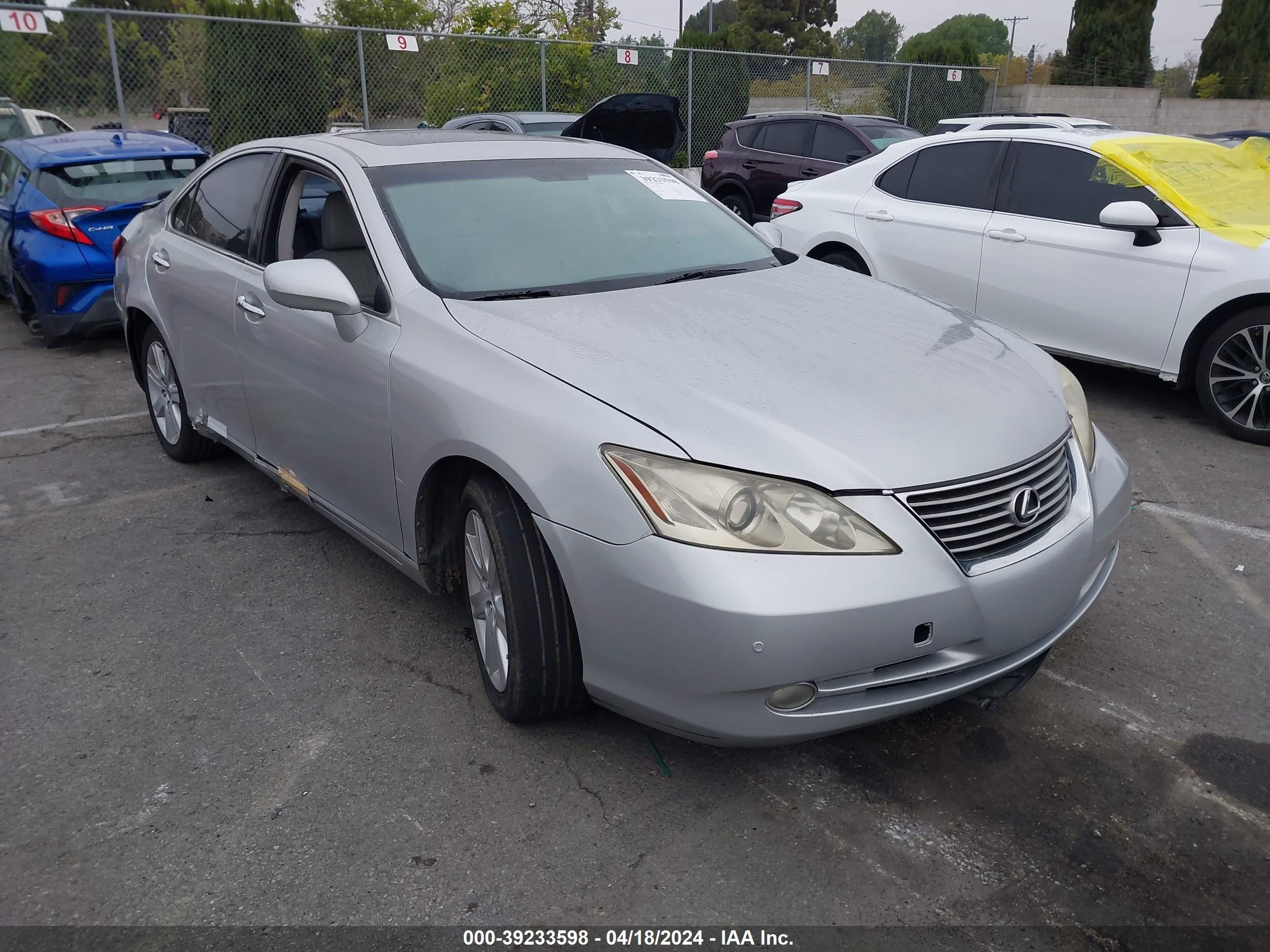 LEXUS ES 2008 jthbj46g782212104