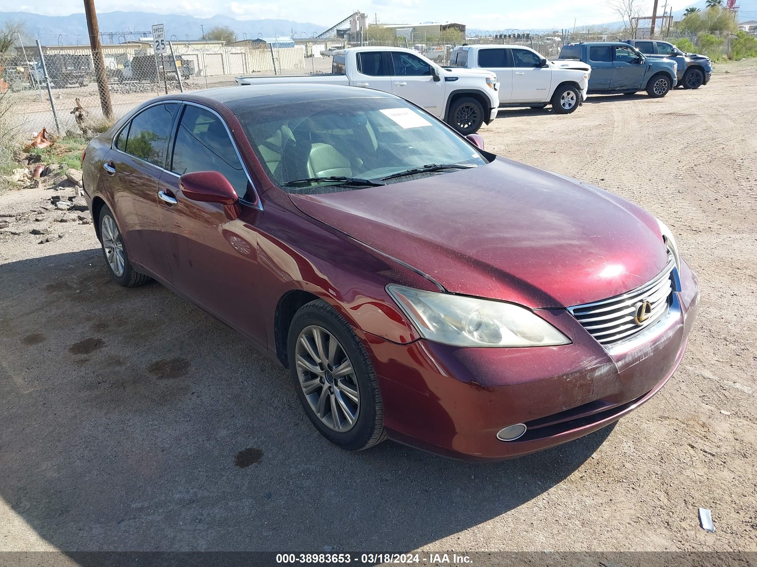 LEXUS ES 2008 jthbj46g882222852