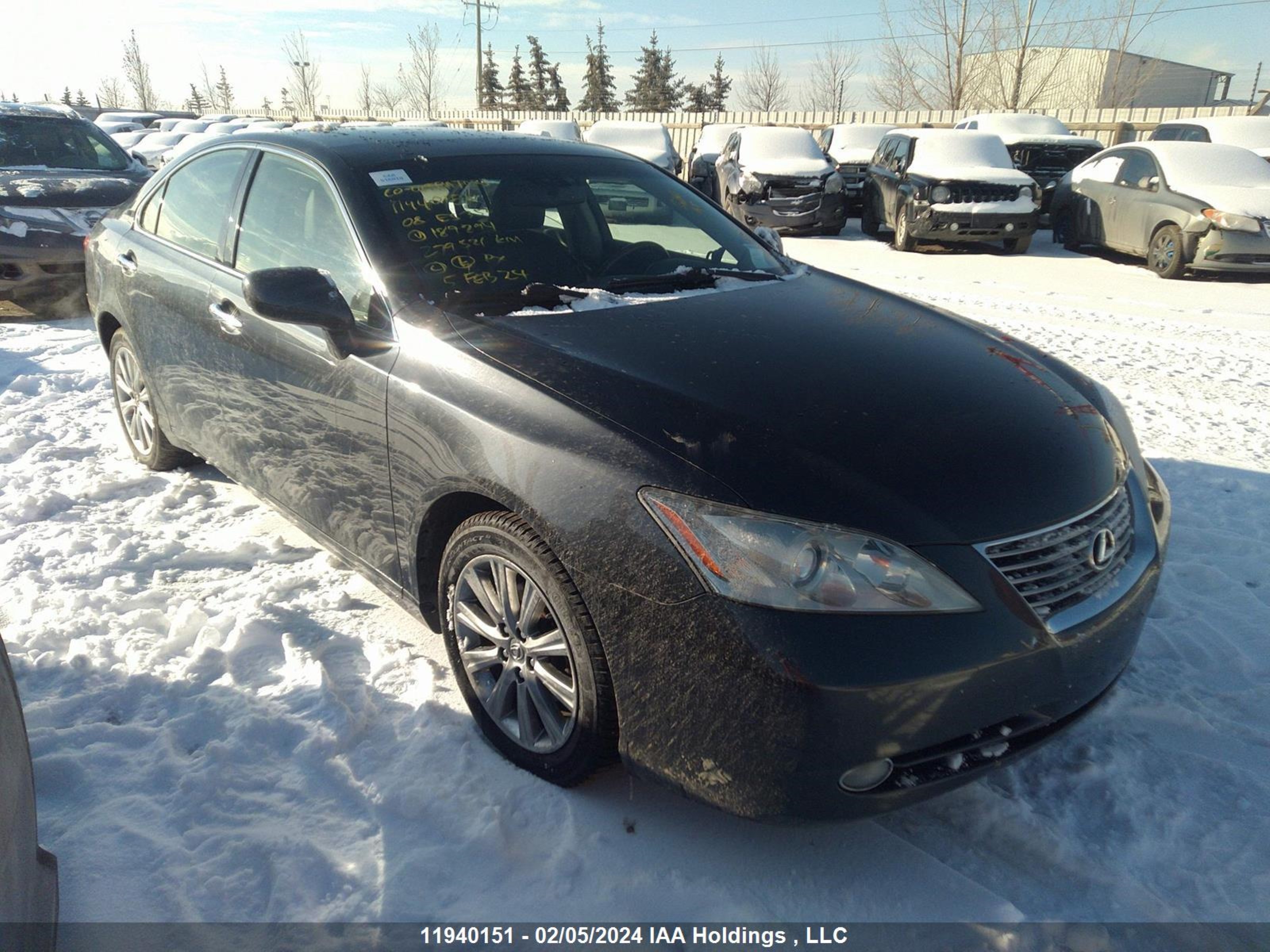 LEXUS ES 2008 jthbj46g982189294