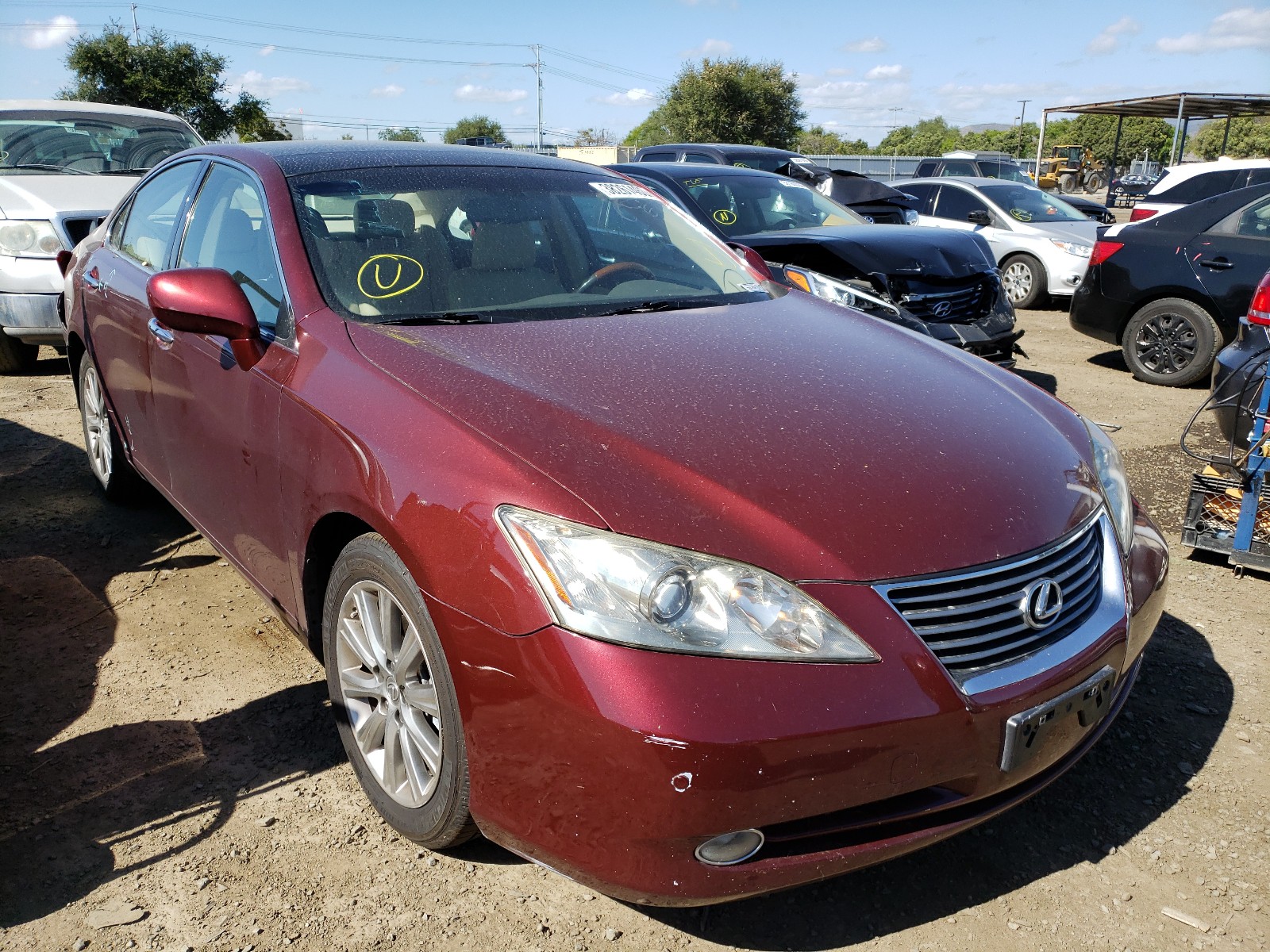 LEXUS ES 350 2007 jthbj46gx72153791