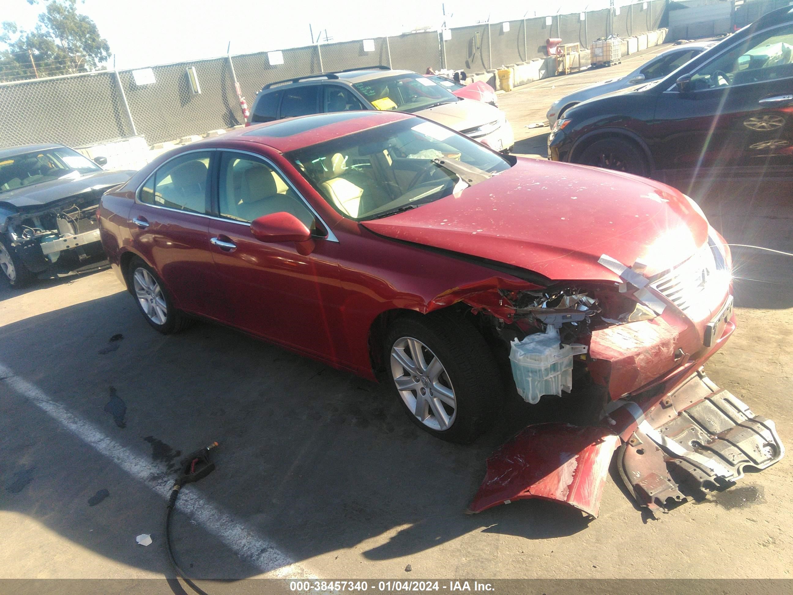 LEXUS ES 2009 jthbj46gx92327426