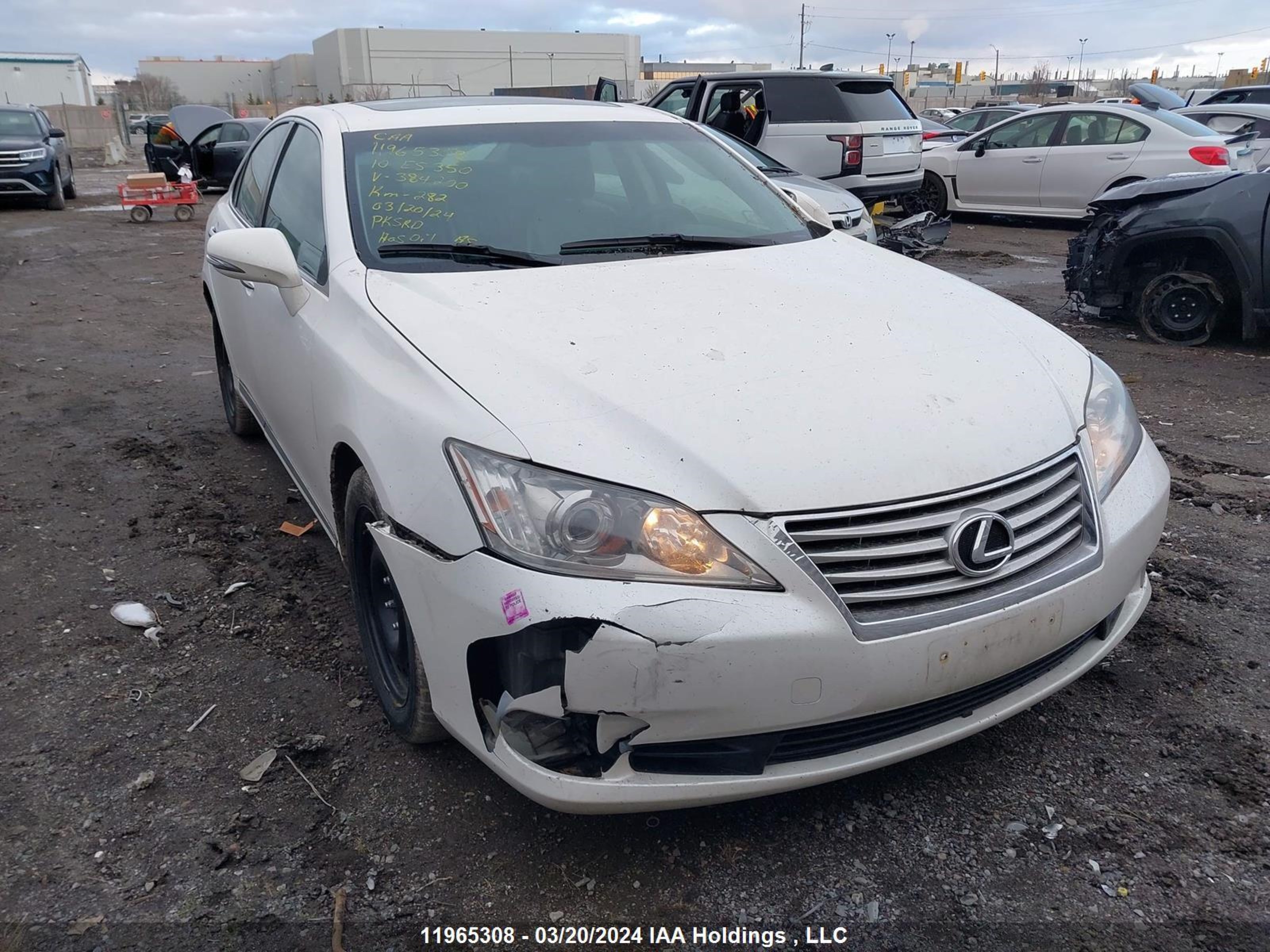 LEXUS ES 2010 jthbk1eg3a2384200