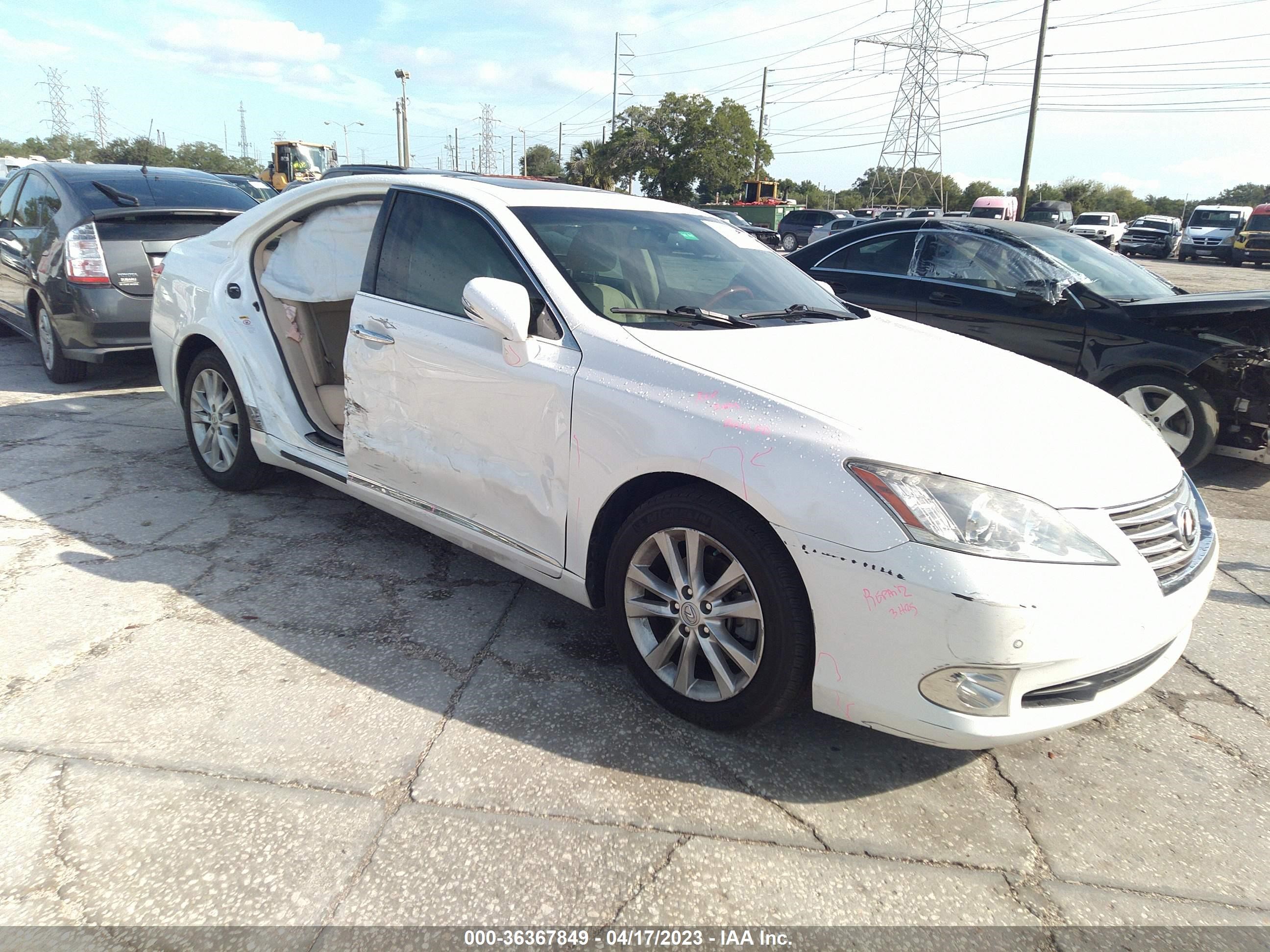 LEXUS ES 2010 jthbk1eg5a2406519