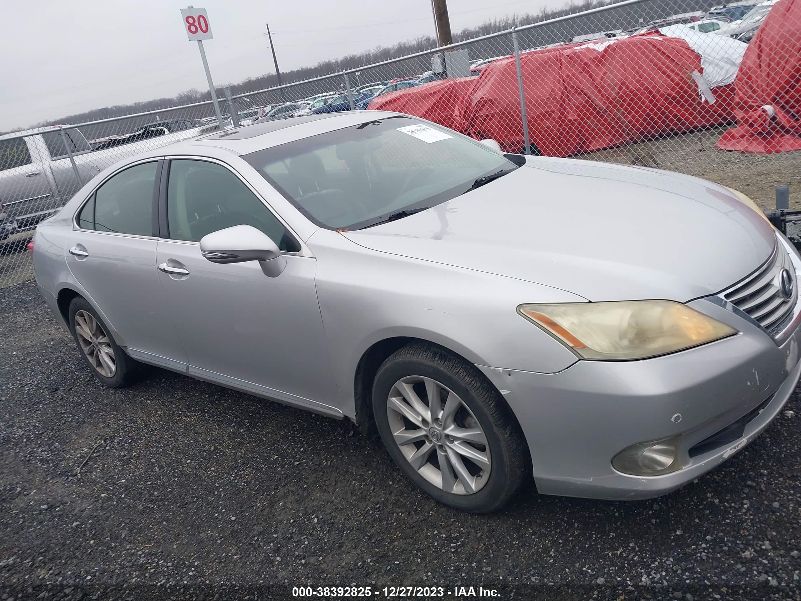 LEXUS ES 2010 jthbk1eg6a2372736