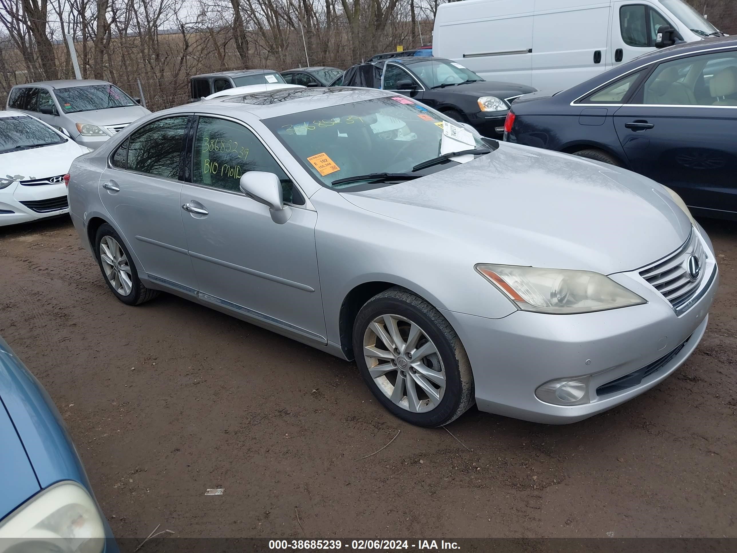 LEXUS ES 2011 jthbk1eg8b2472158