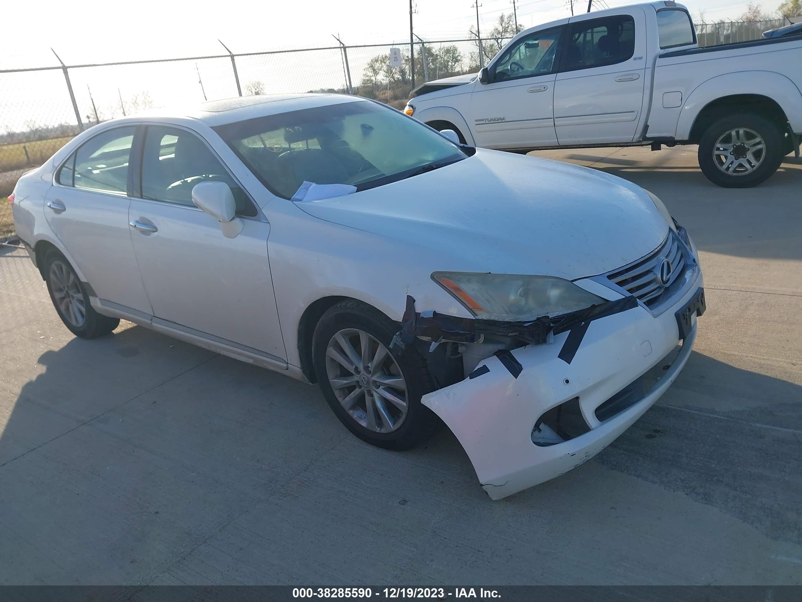 LEXUS ES 2010 jthbk1egxa2384629