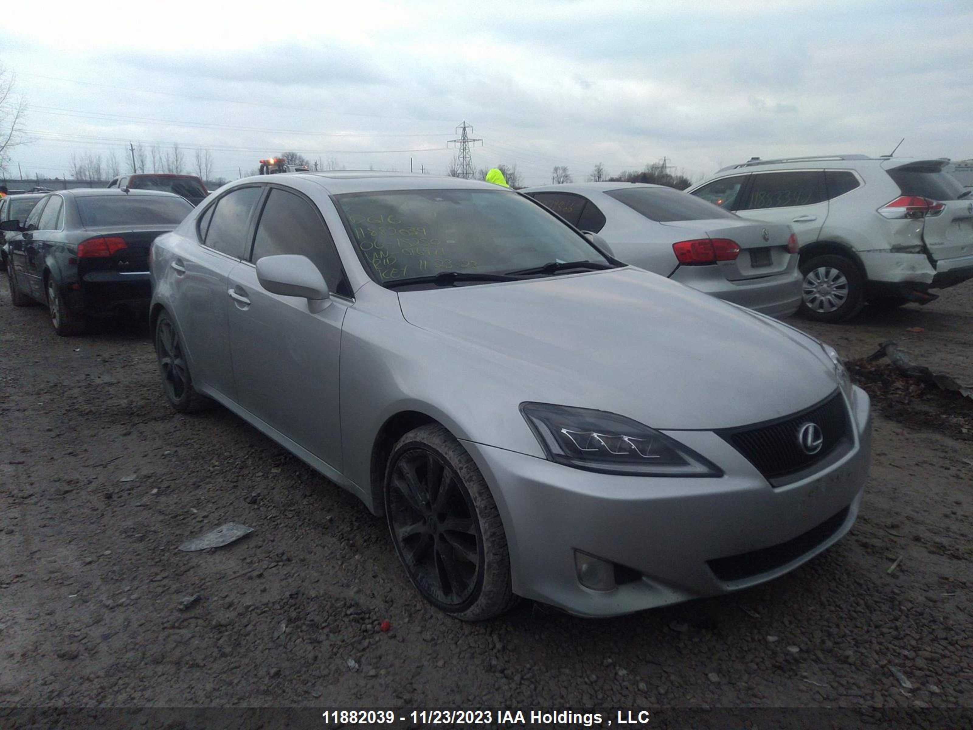 LEXUS IS 2006 jthbk262162016971