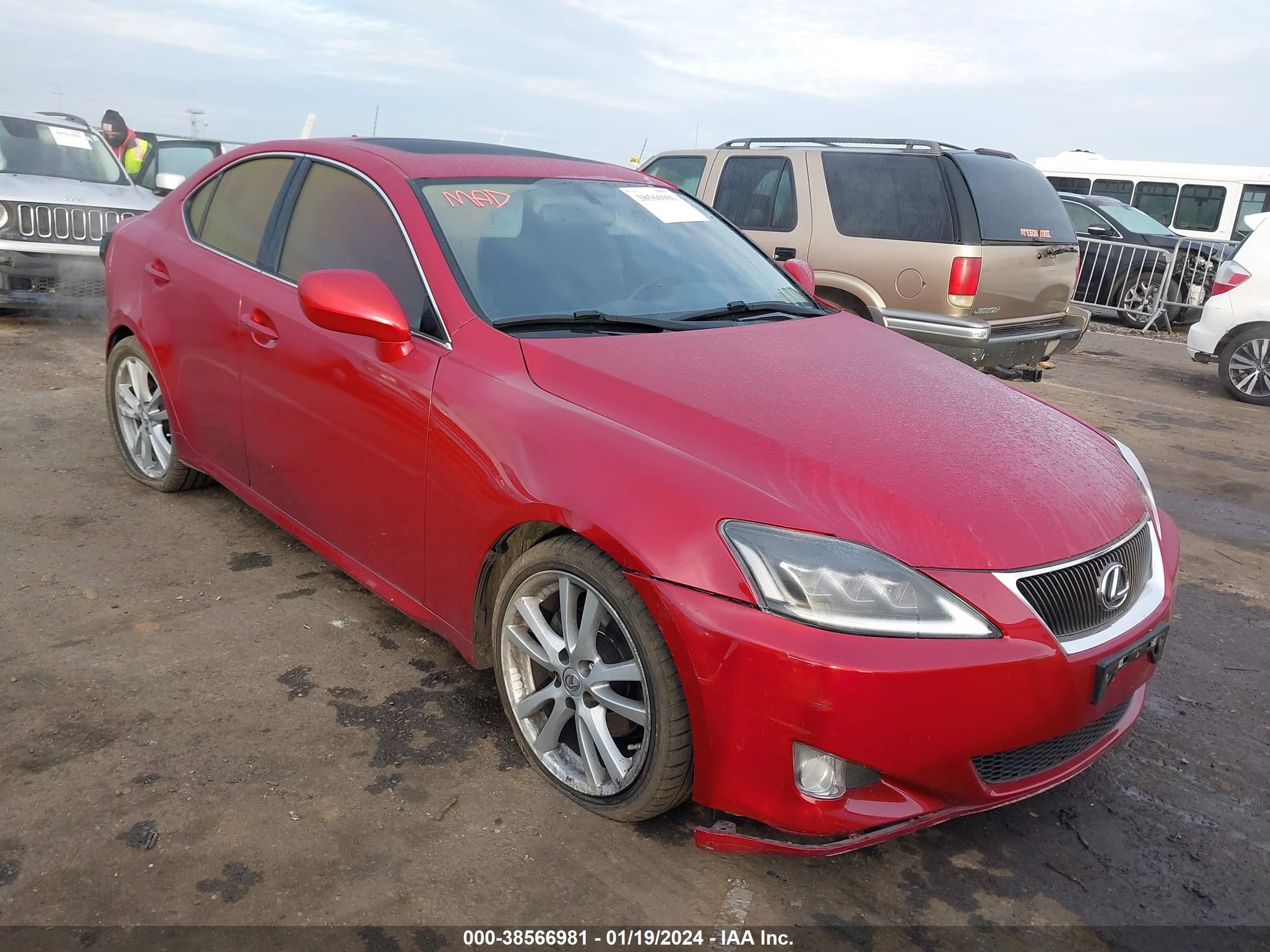 LEXUS IS 2007 jthbk262272042724