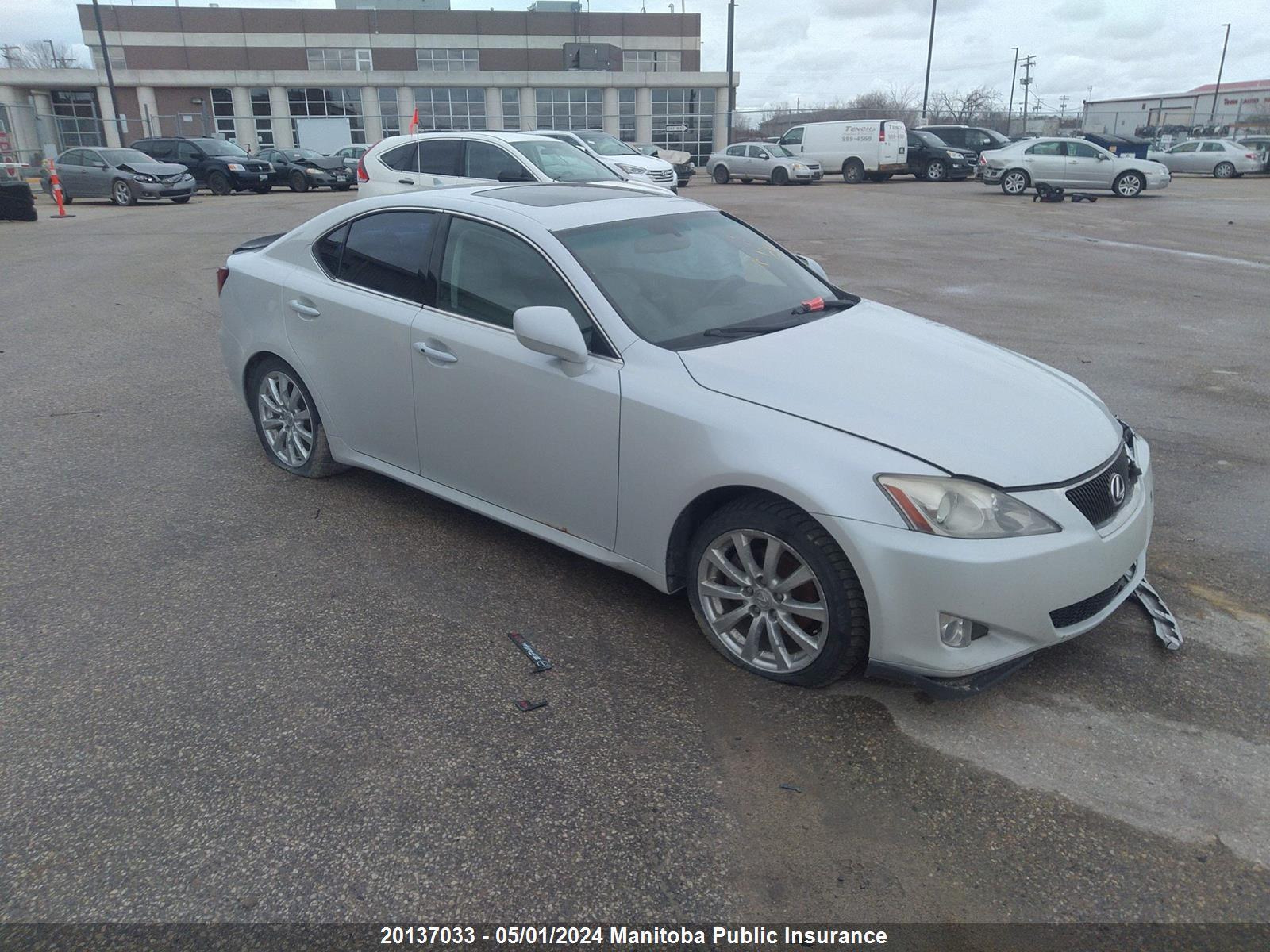 LEXUS IS 2007 jthbk262472027304