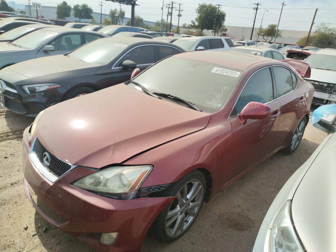 LEXUS IS 2007 jthbk262475046076