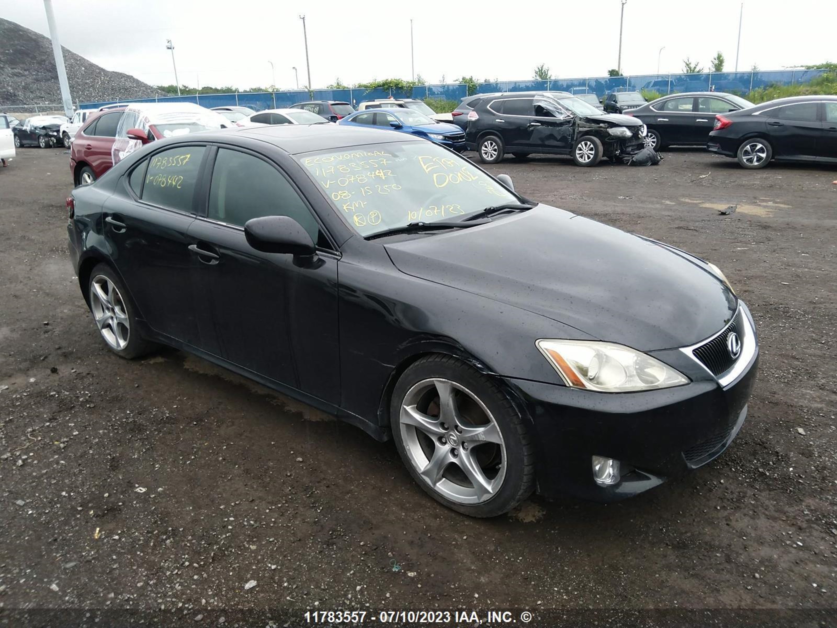 LEXUS IS 2008 jthbk262582078442