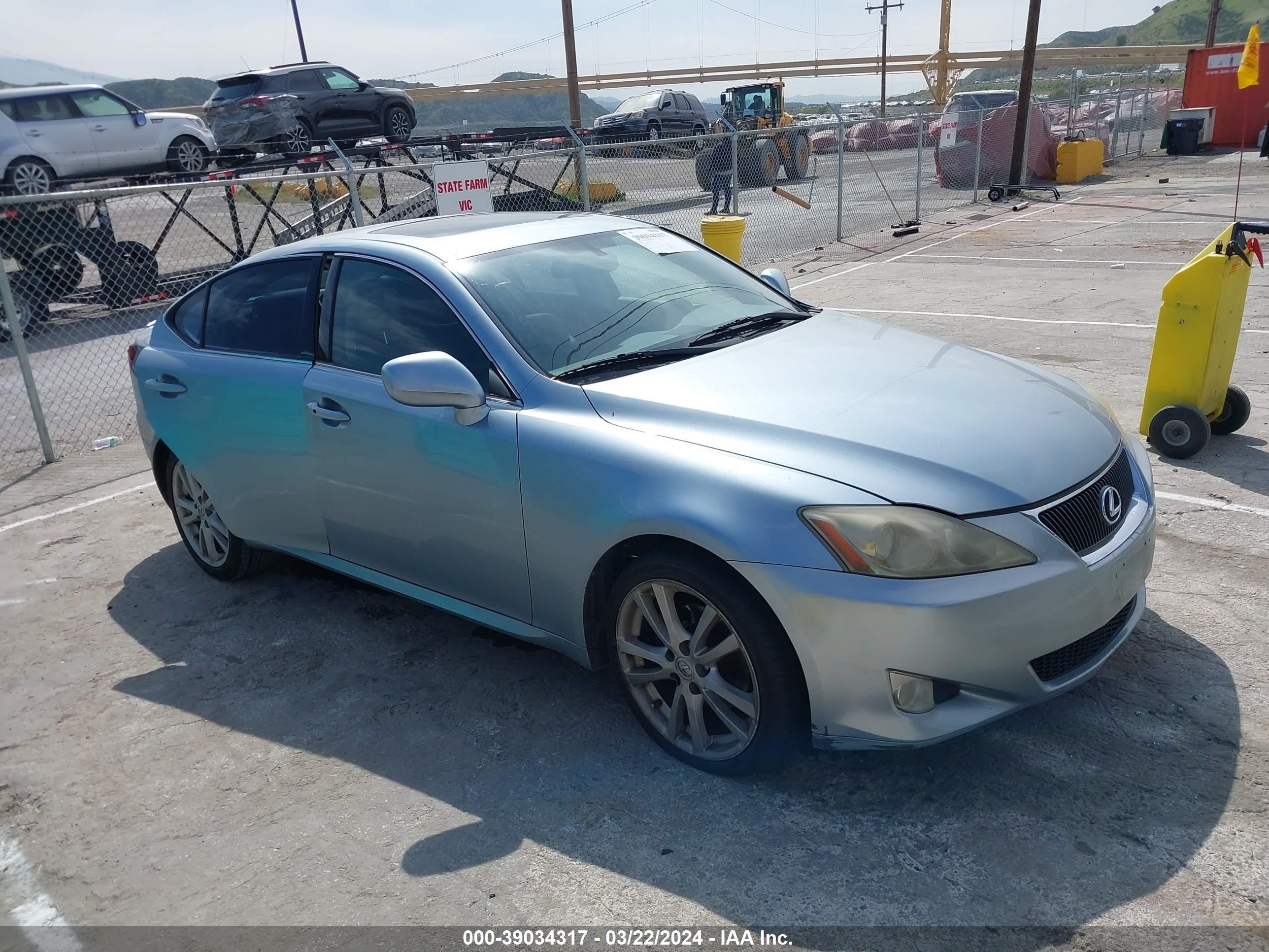 LEXUS IS 2006 jthbk262762009572