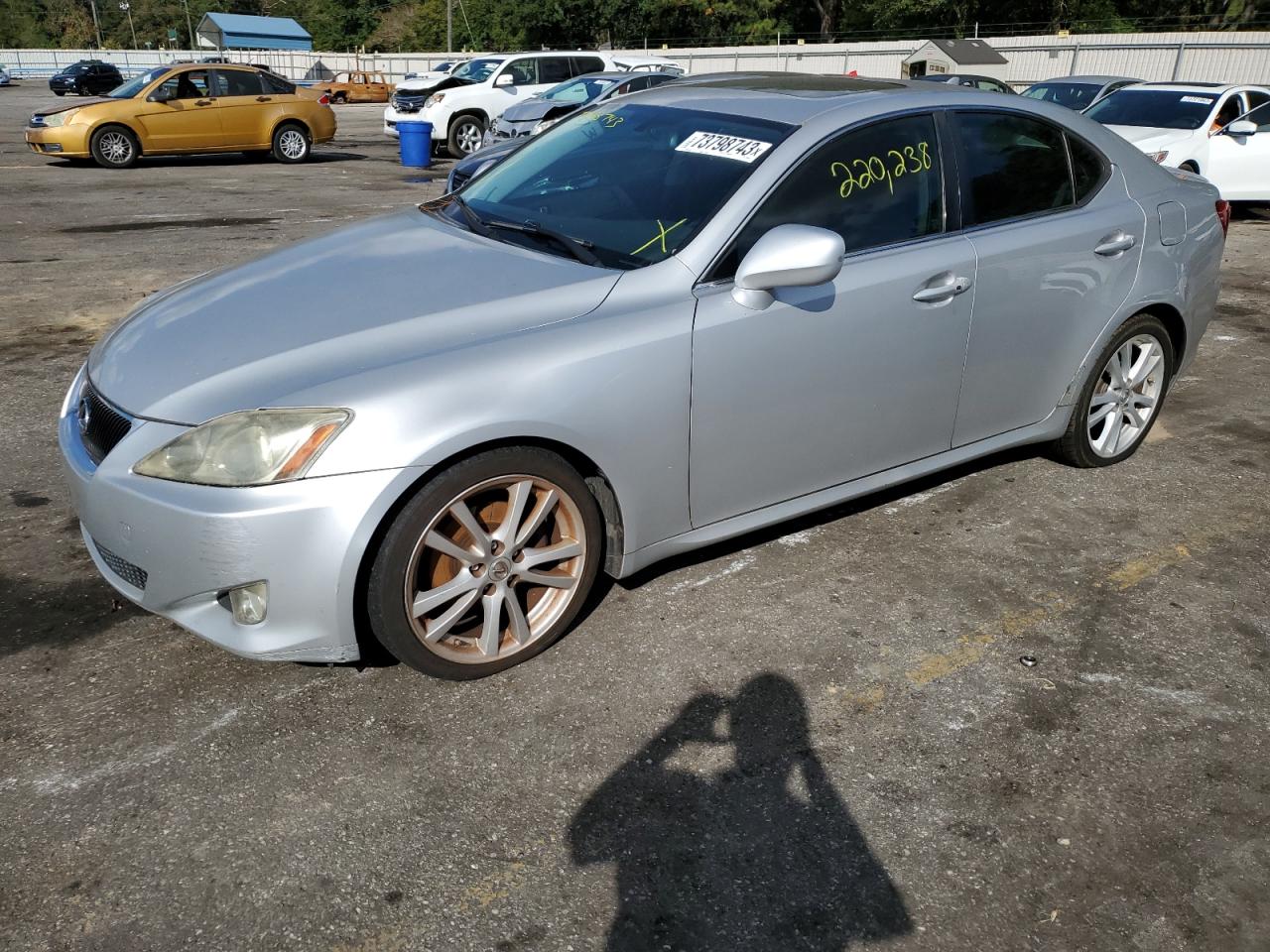 LEXUS IS 2007 jthbk262775039638