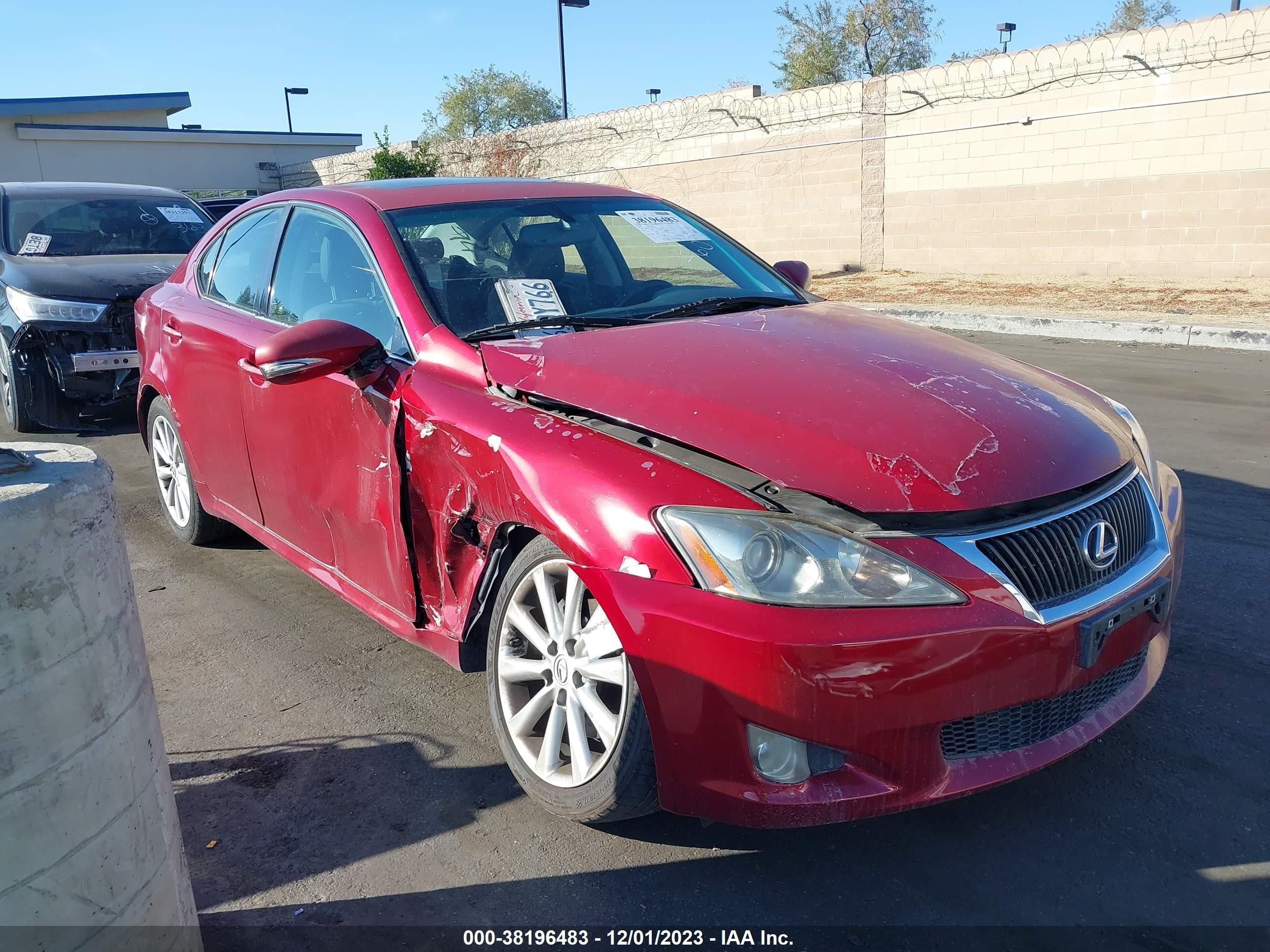 LEXUS IS 2009 jthbk262792092697