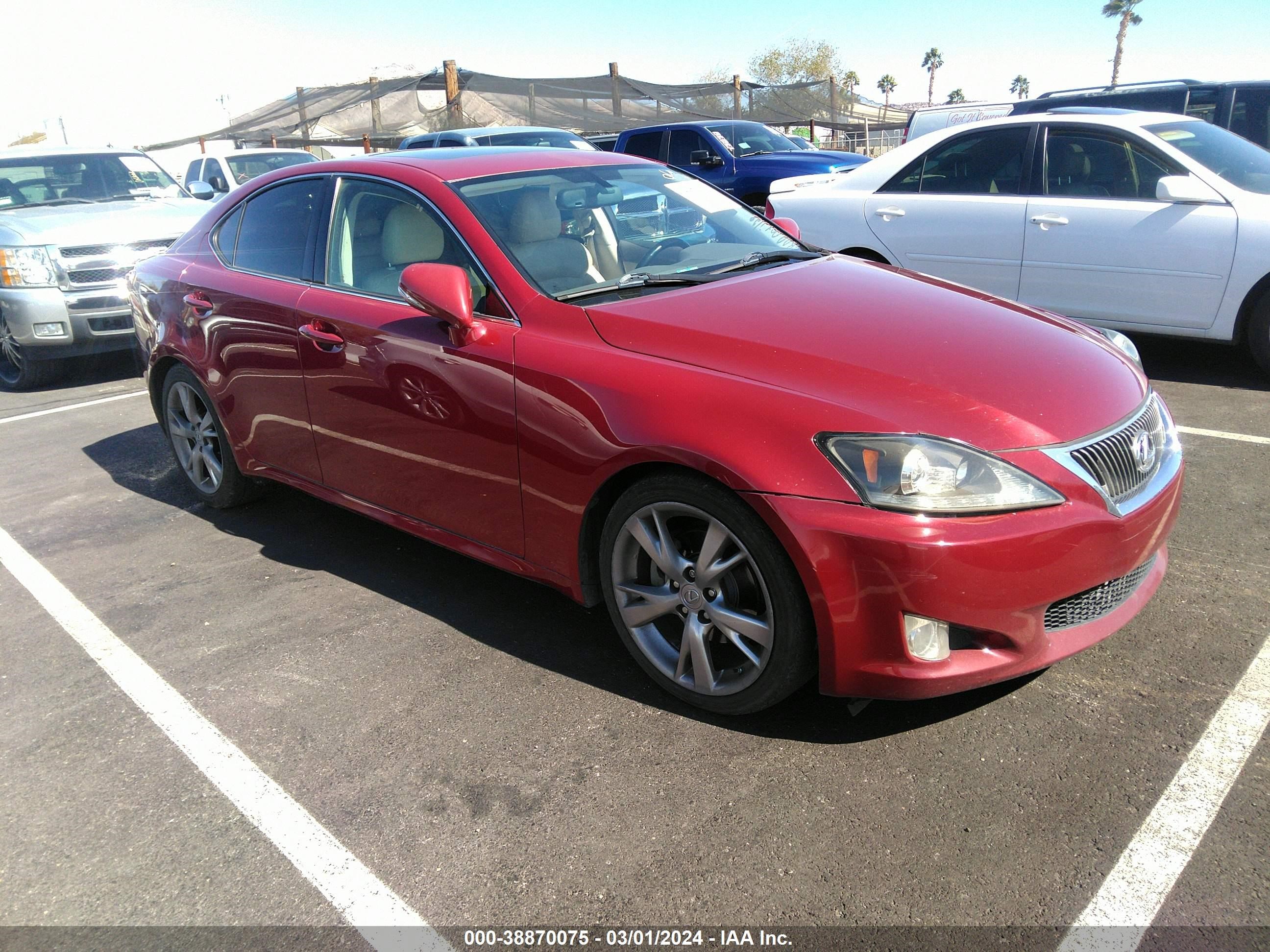 LEXUS IS 2009 jthbk262895091282